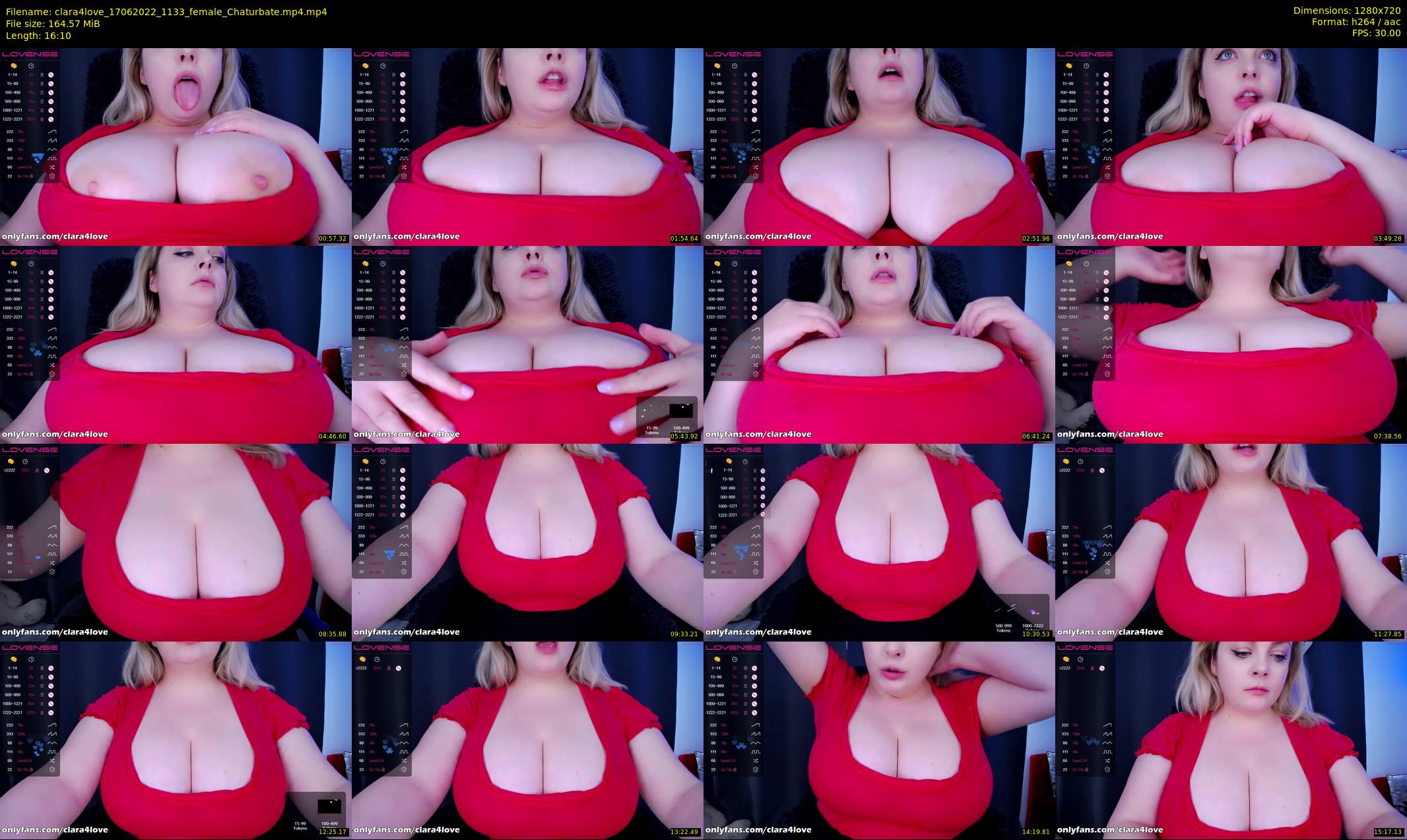 clara4love — 17 minute Chaturbate female cam show recording, 720p, Jun 17, 2022