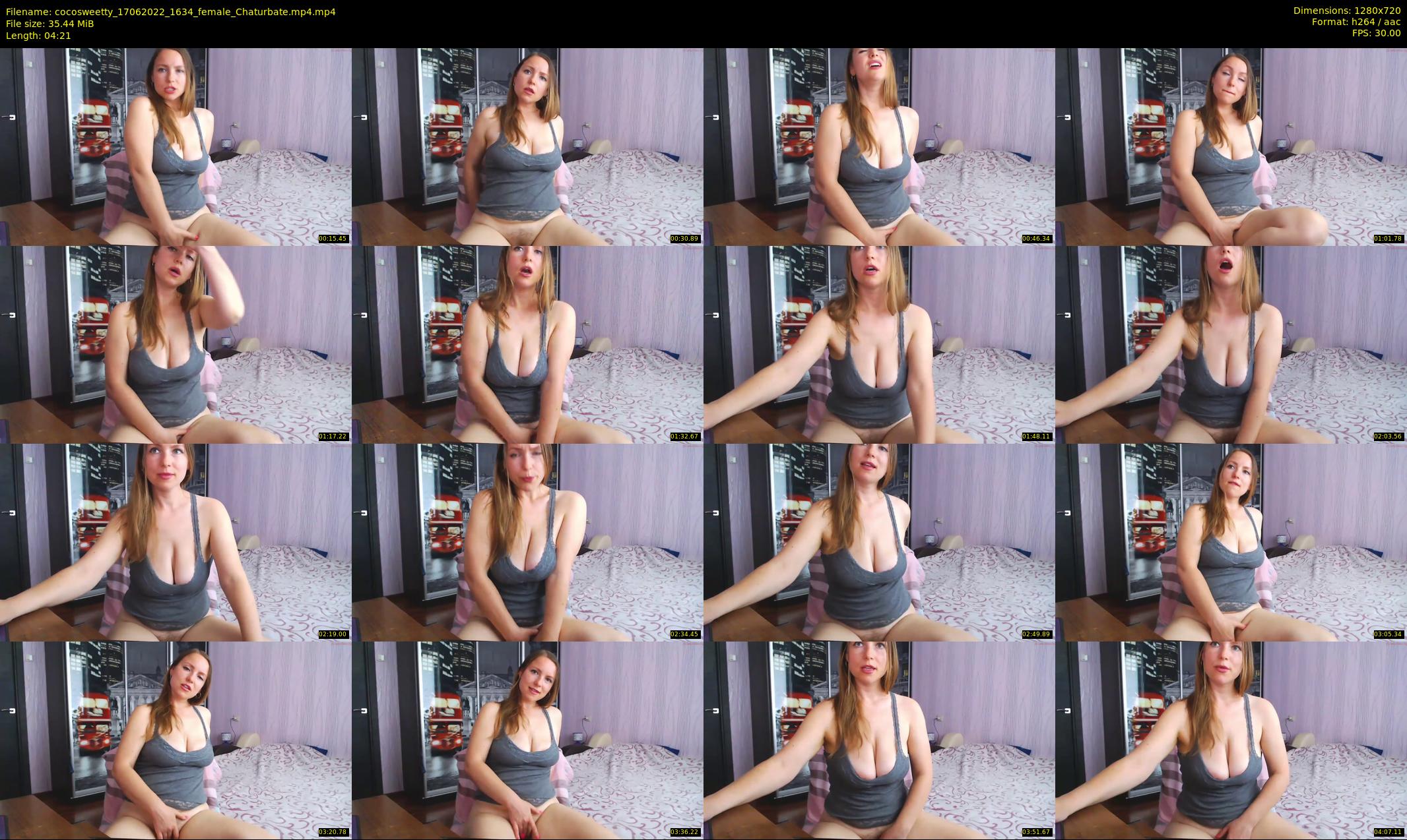 cocosweetty — 5 minute Chaturbate female cam show recording, 720p, Jun 17, 2022