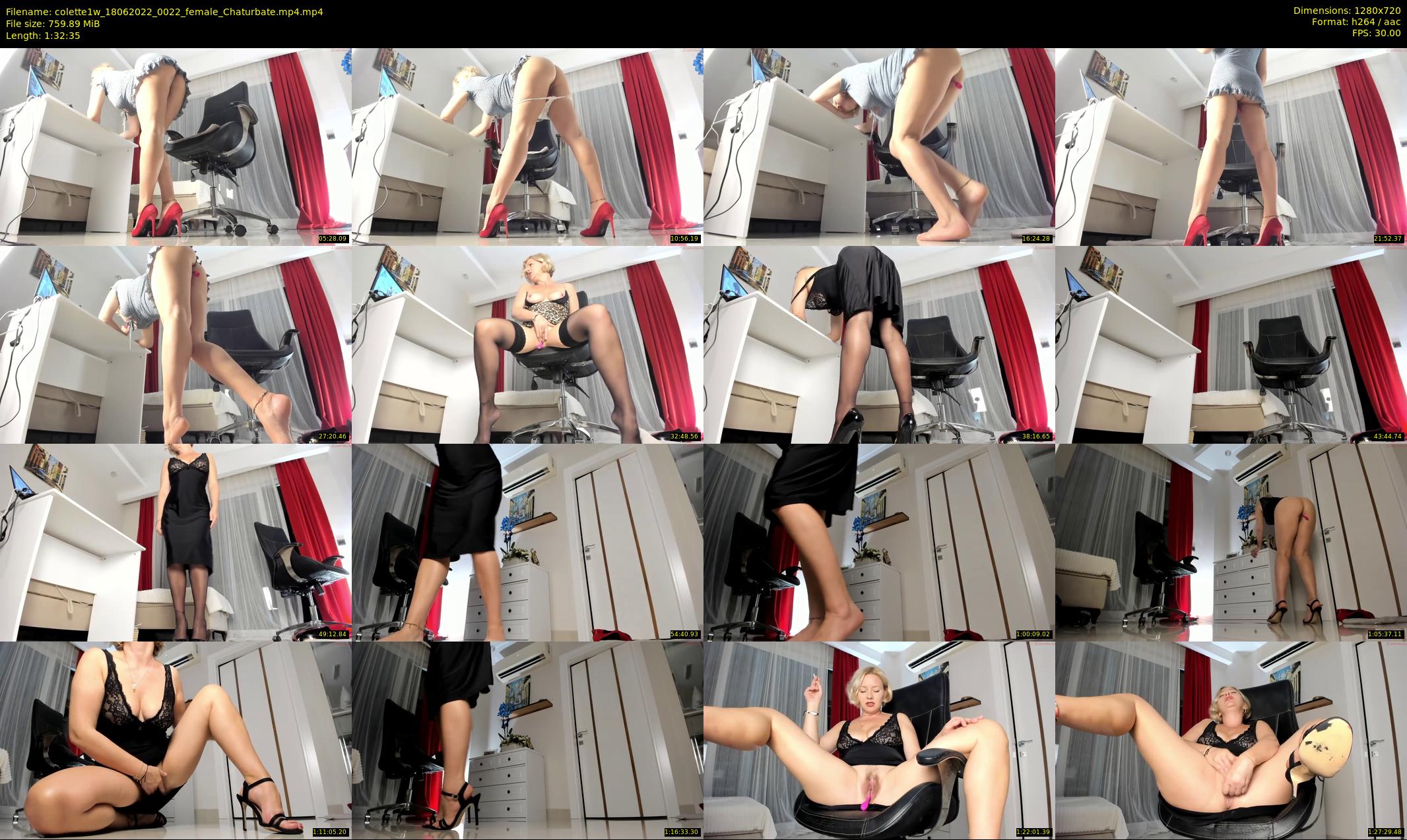 colette1w — 93 minute Chaturbate female cam show recording, 720p, Jun 18, 2022