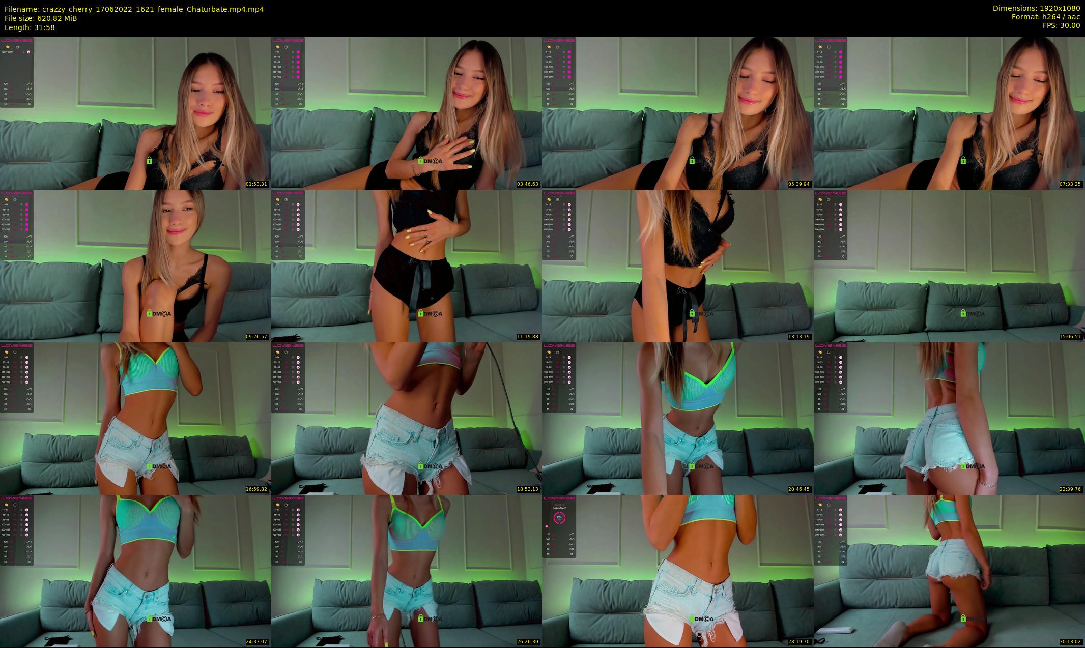 crazzy_cherry — 32 minute Chaturbate female cam show recording, 1080p, Jun 17, 2022