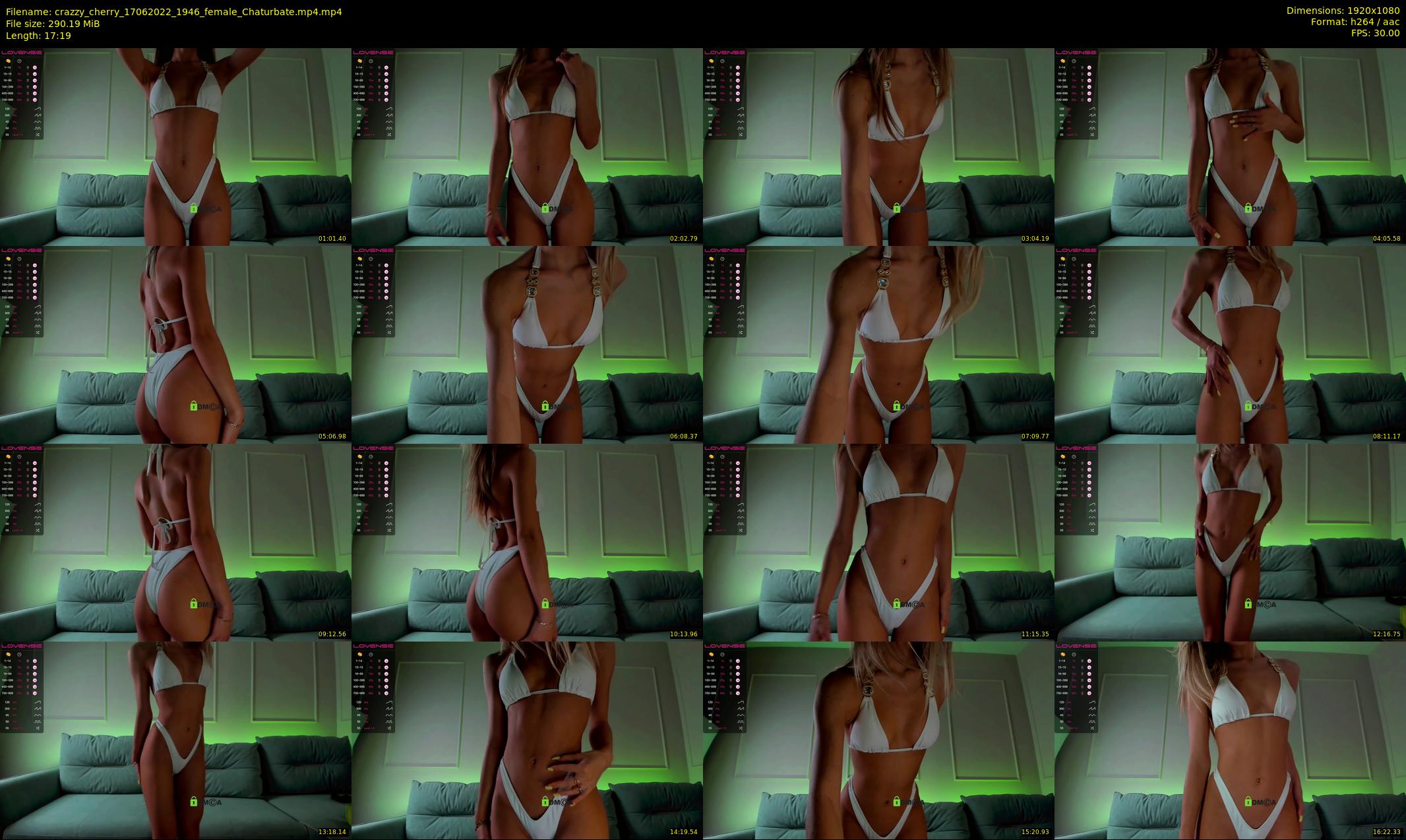 crazzy_cherry — 18 minute Chaturbate female cam show recording, 1080p, Jun 17, 2022