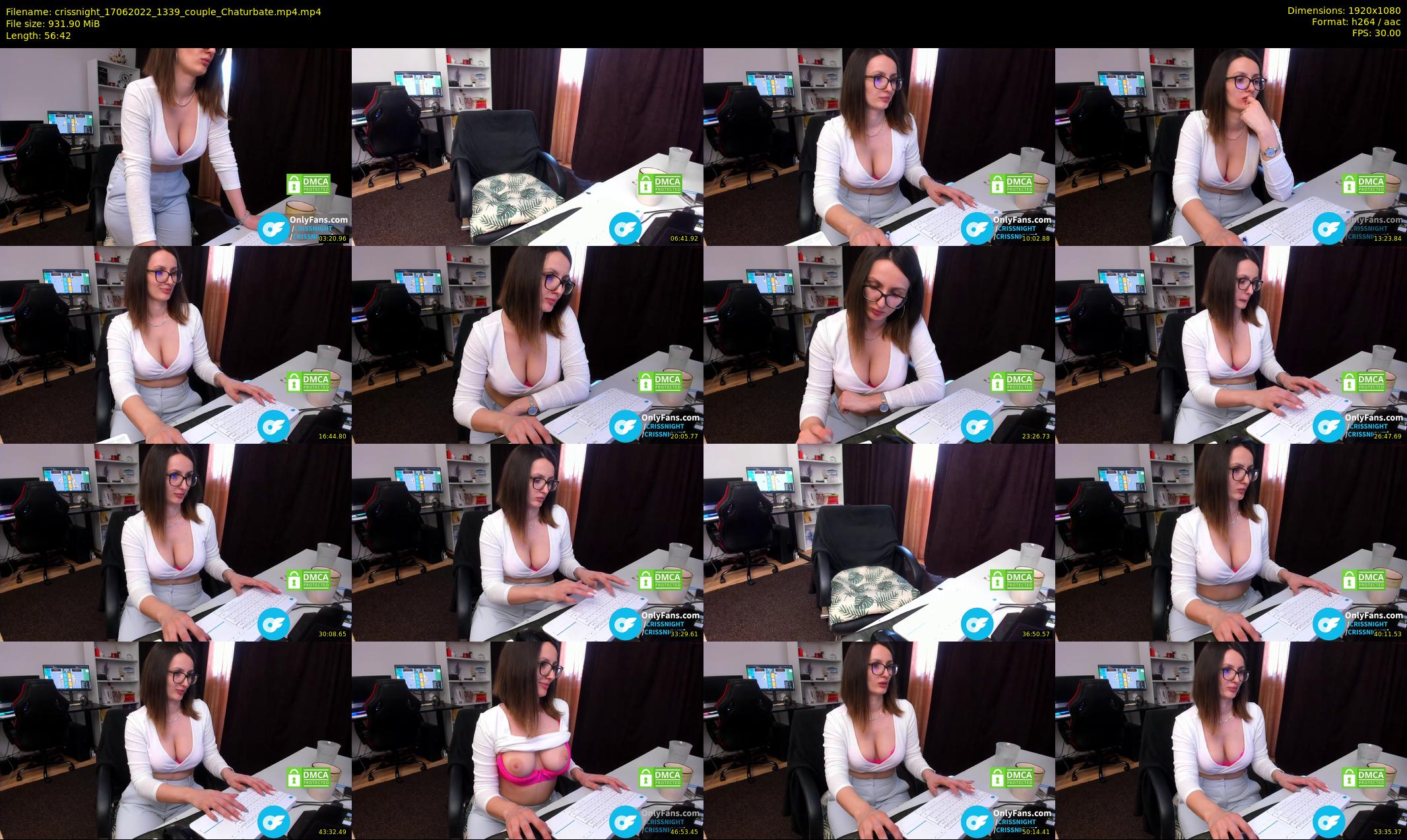 crissnight — 57 minute Chaturbate female cam show recording, 1080p, Jun 17, 2022