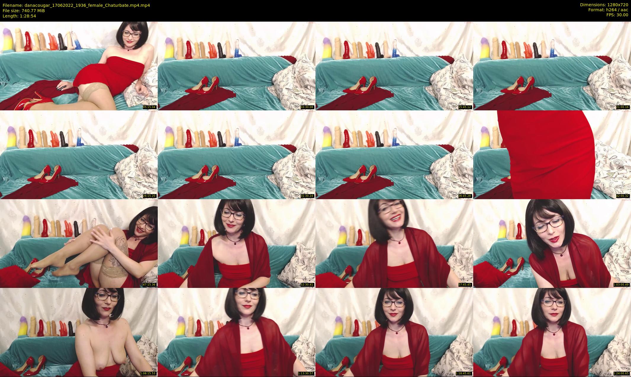danacougar — 89 minute Chaturbate female cam show recording, 720p, Jun 17, 2022