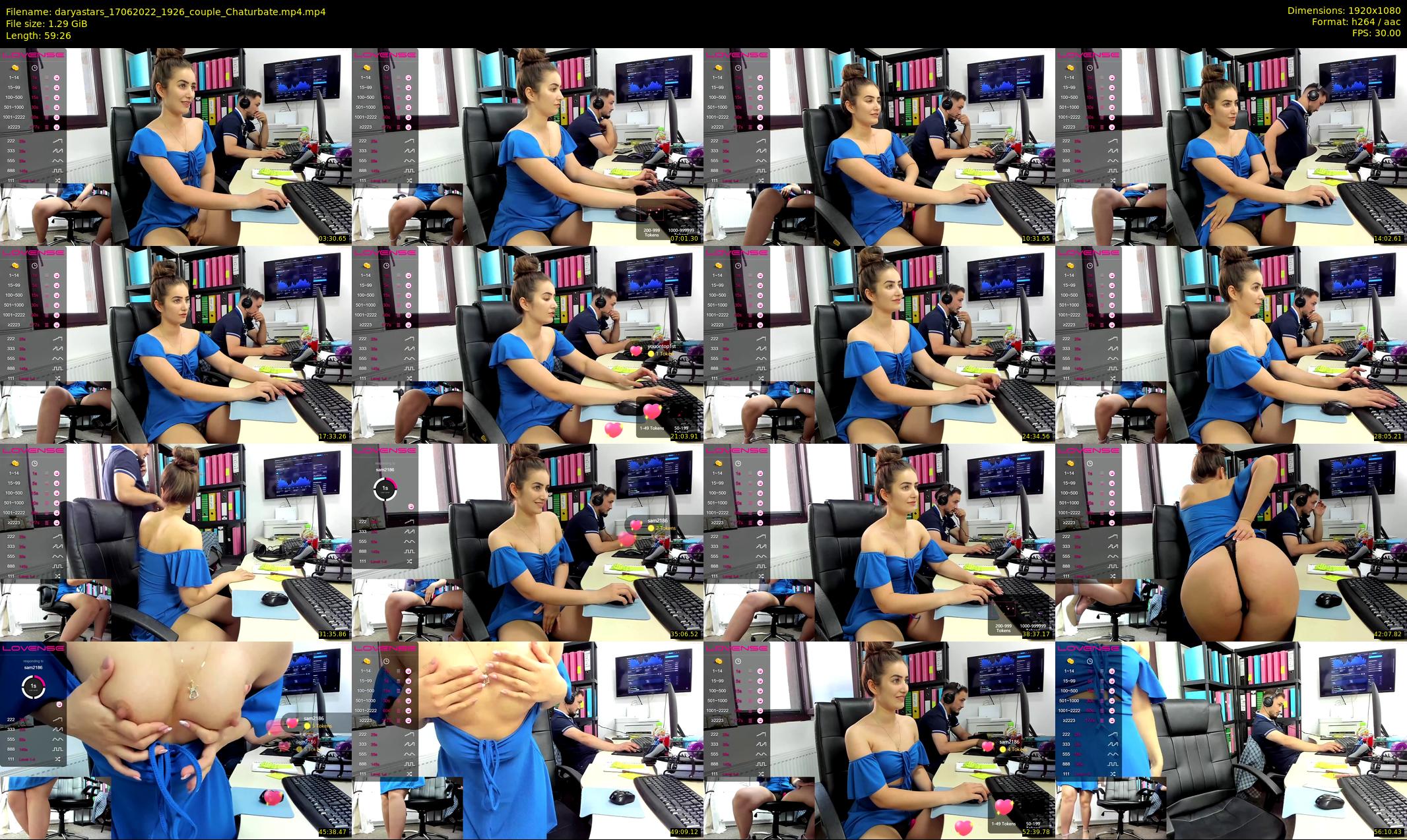 daryastars — 60 minute Chaturbate couple cam show recording, 1080p, Jun 17, 2022