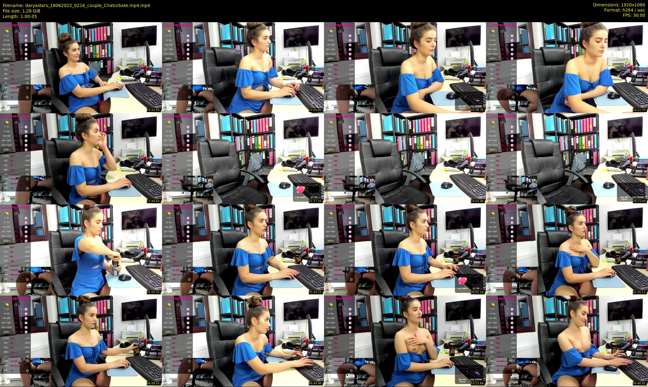 daryastars — 61 minute Chaturbate couple cam show recording, 1080p, Jun 18, 2022