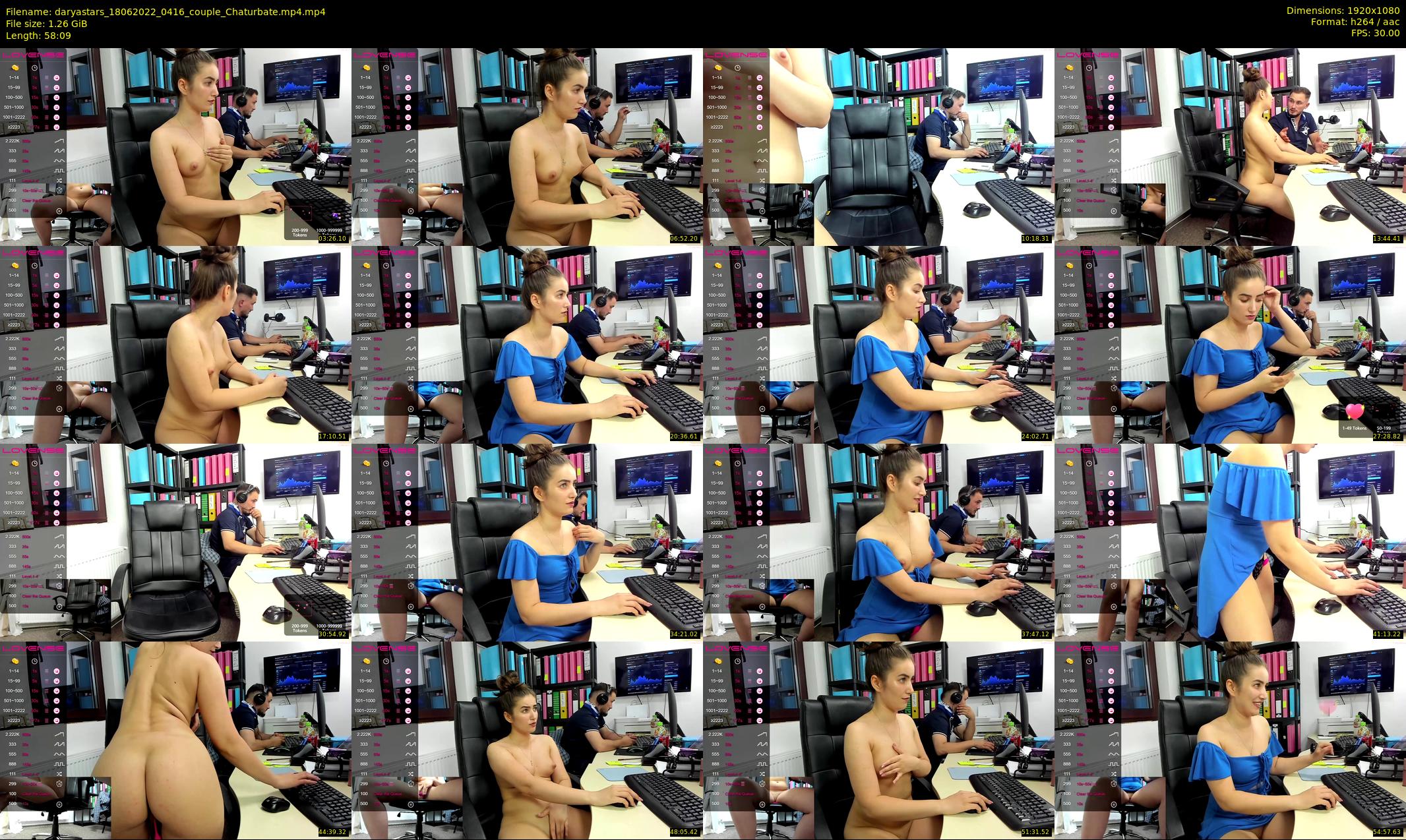 daryastars — 59 minute Chaturbate couple cam show recording, 1080p, Jun 18, 2022
