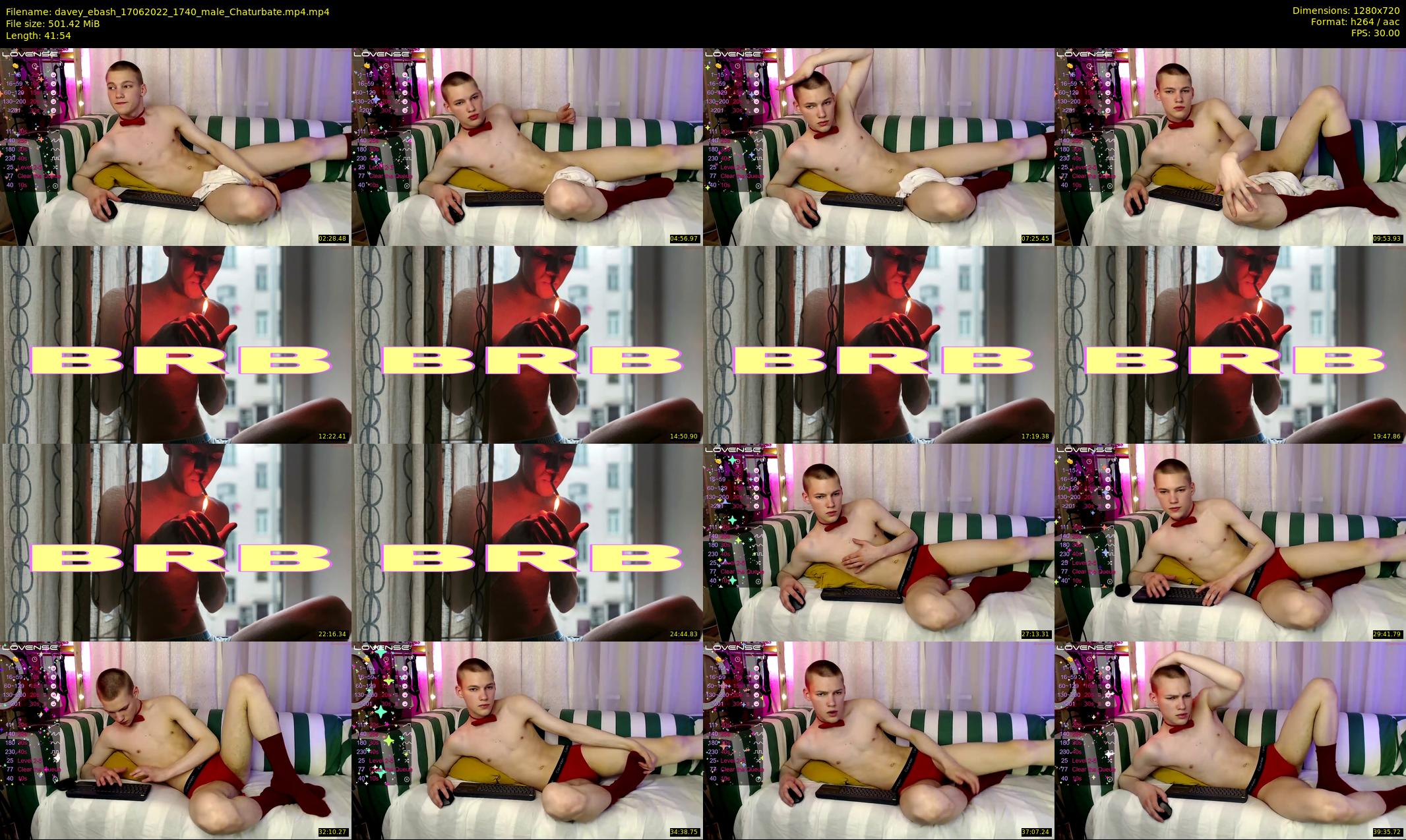 davey_ebash — 42 minute Chaturbate male cam show recording, 720p, Jun 17, 2022