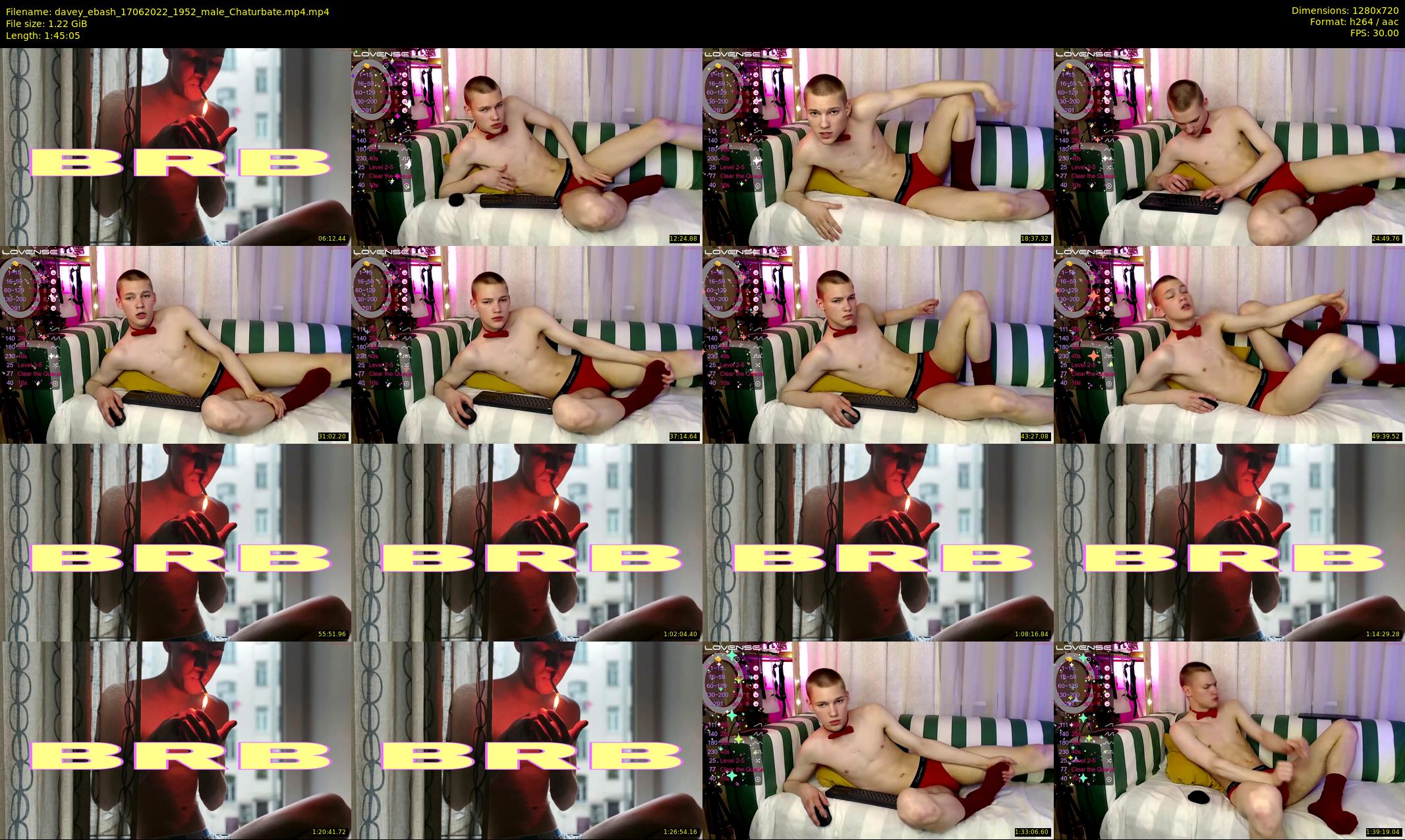 davey_ebash — 106 minute Chaturbate male cam show recording, 720p, Jun 17, 2022
