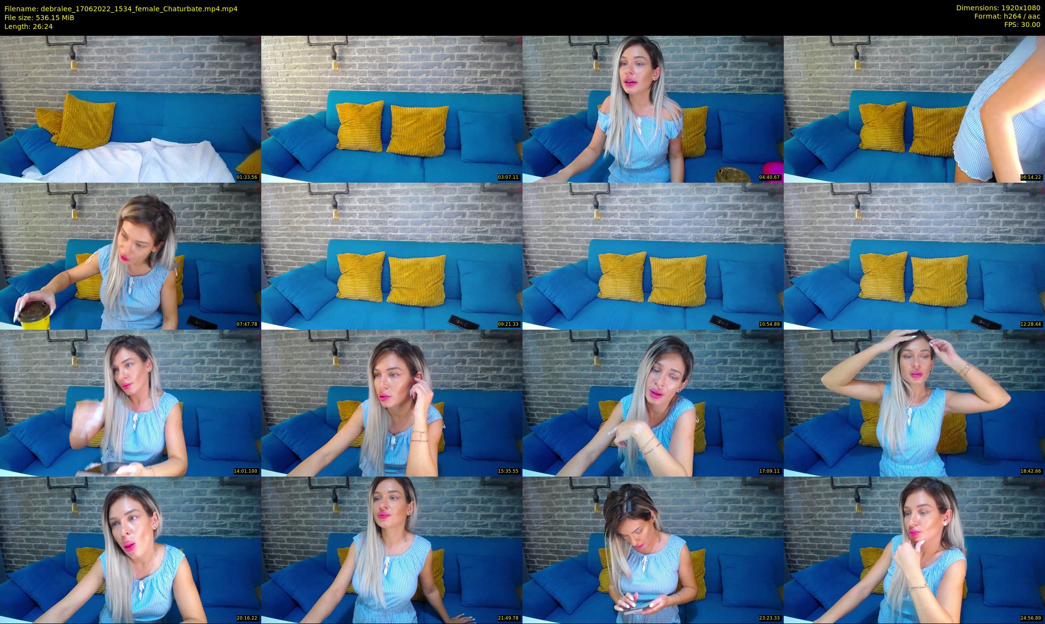 debralee — 27 minute Chaturbate female cam show recording, 1080p, Jun 17, 2022