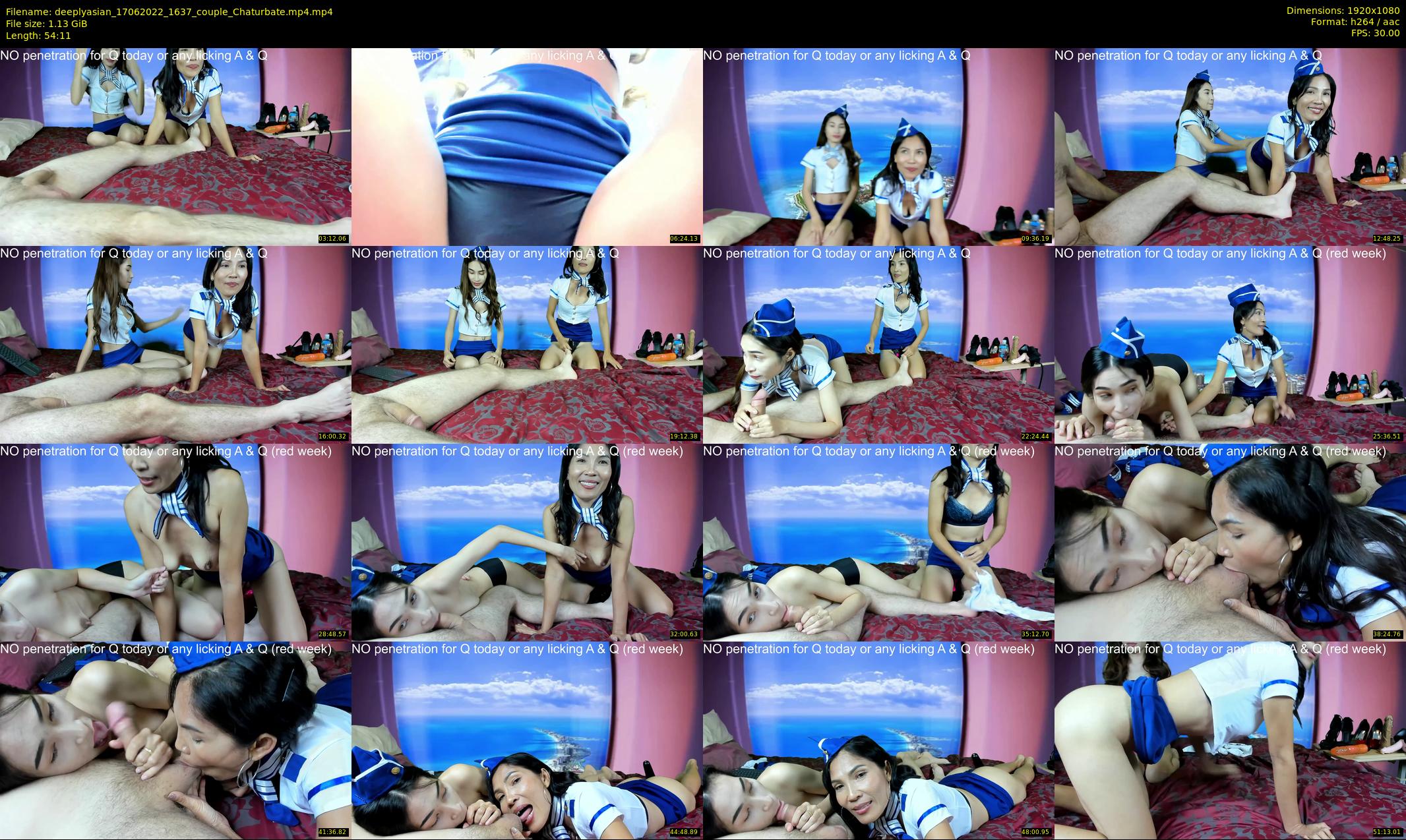deeplyasian — 55 minute Chaturbate couple cam show recording, 1080p, Jun 17, 2022