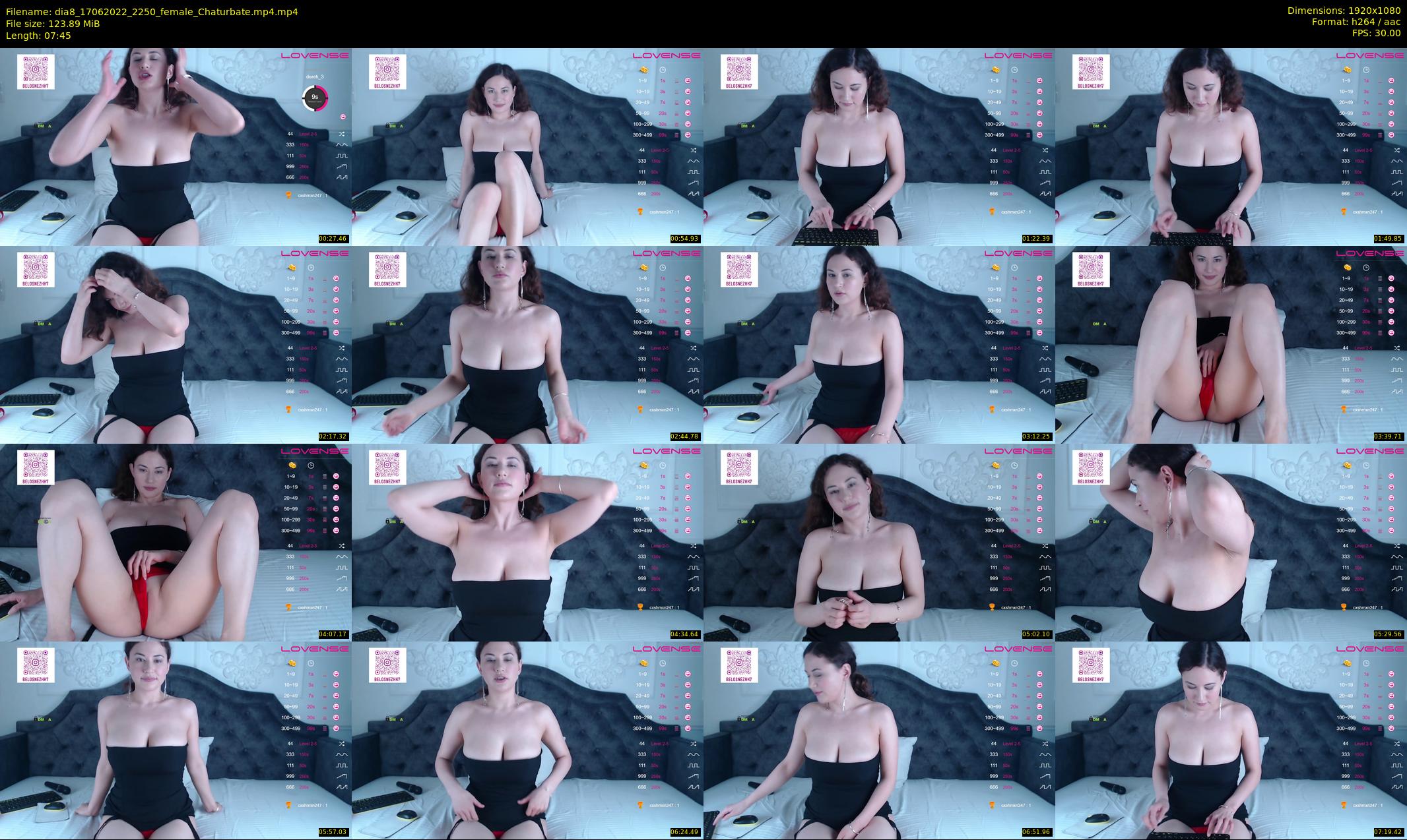 dia8 — 8 minute Chaturbate female cam show recording, 1080p, Jun 17, 2022