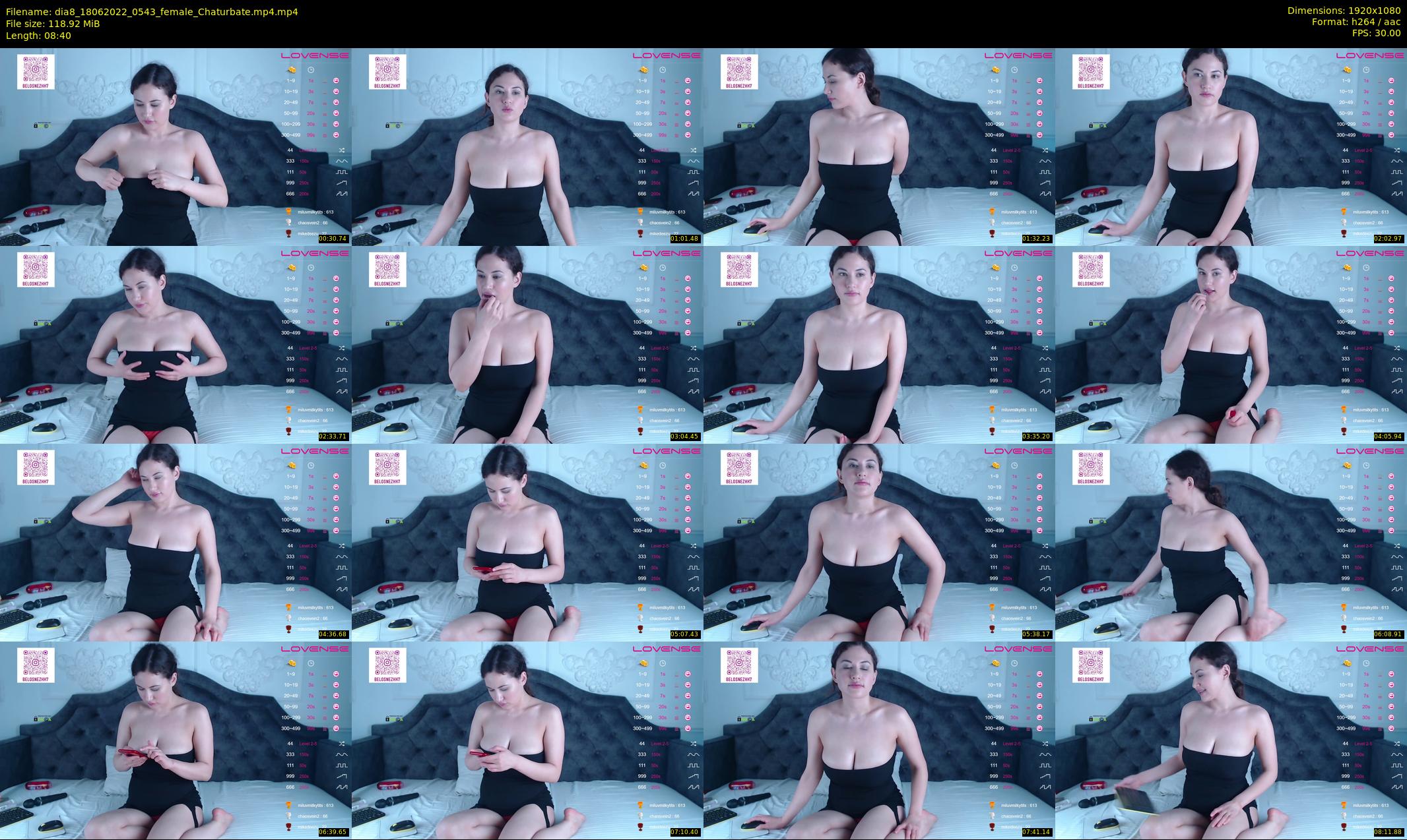 dia8 — 9 minute Chaturbate female cam show recording, 1080p, Jun 18, 2022