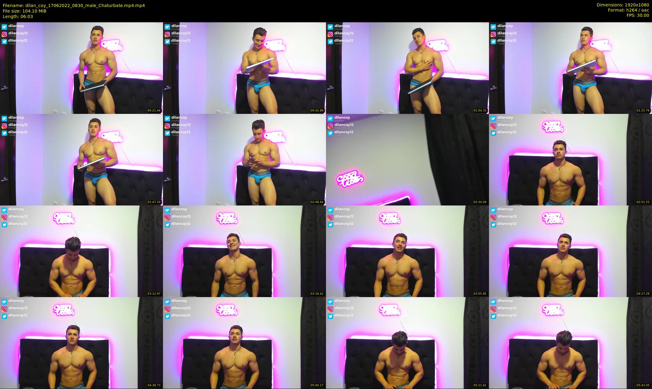 dilan_coy — 7 minute Chaturbate male cam show recording, 1080p, Jun 17, 2022