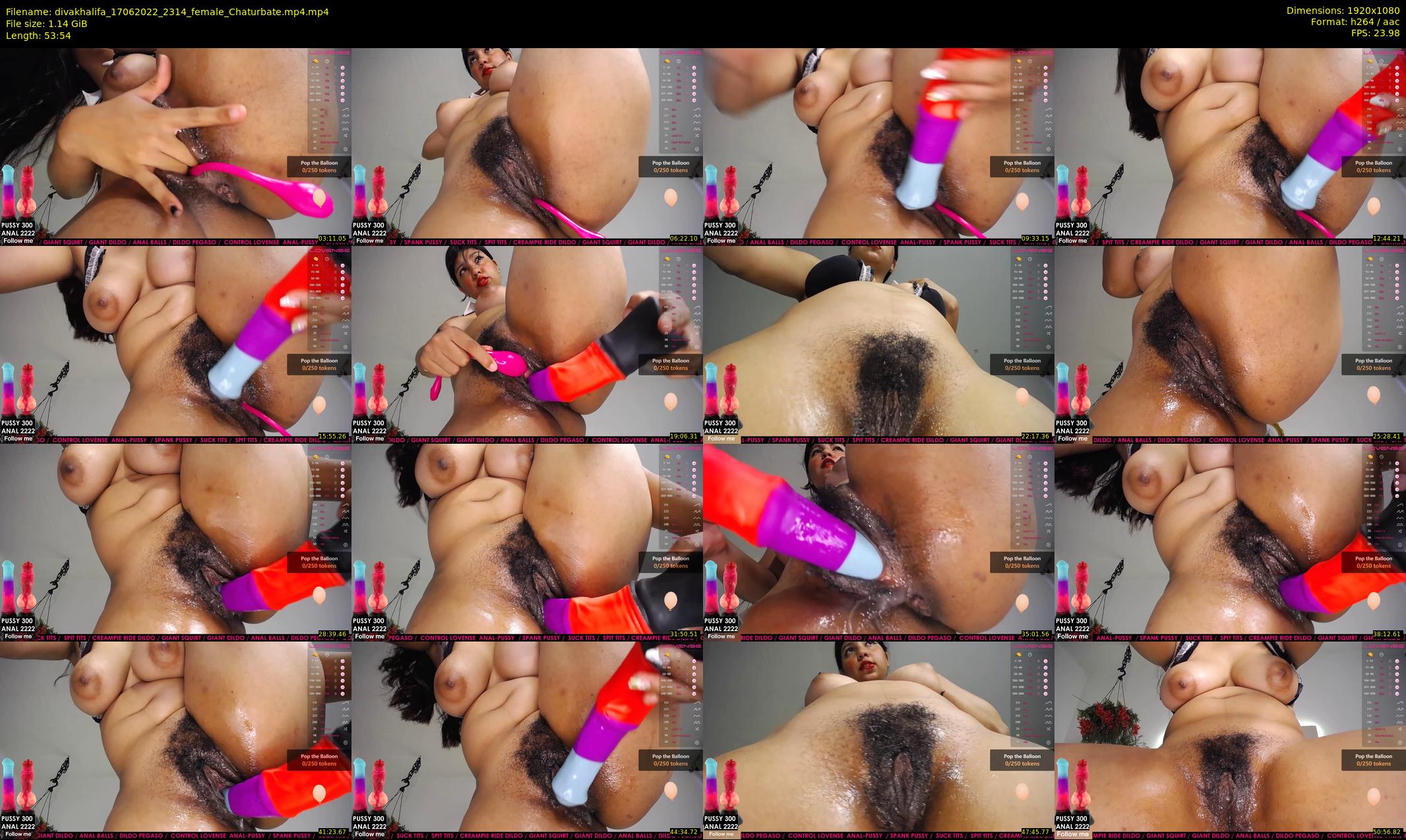divakhalifa — 54 minute Chaturbate female cam show recording, 1080p, Jun 17, 2022