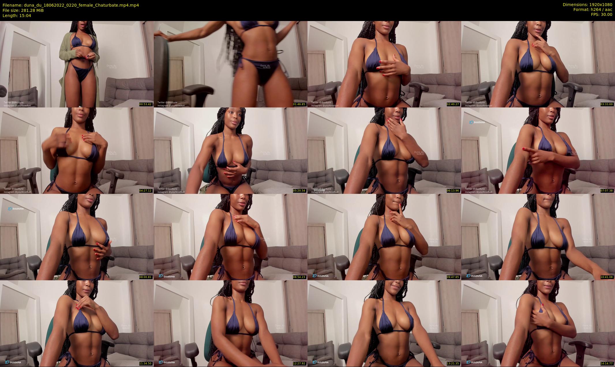 duna_du — 16 minute Chaturbate female cam show recording, 1080p, Jun 18, 2022
