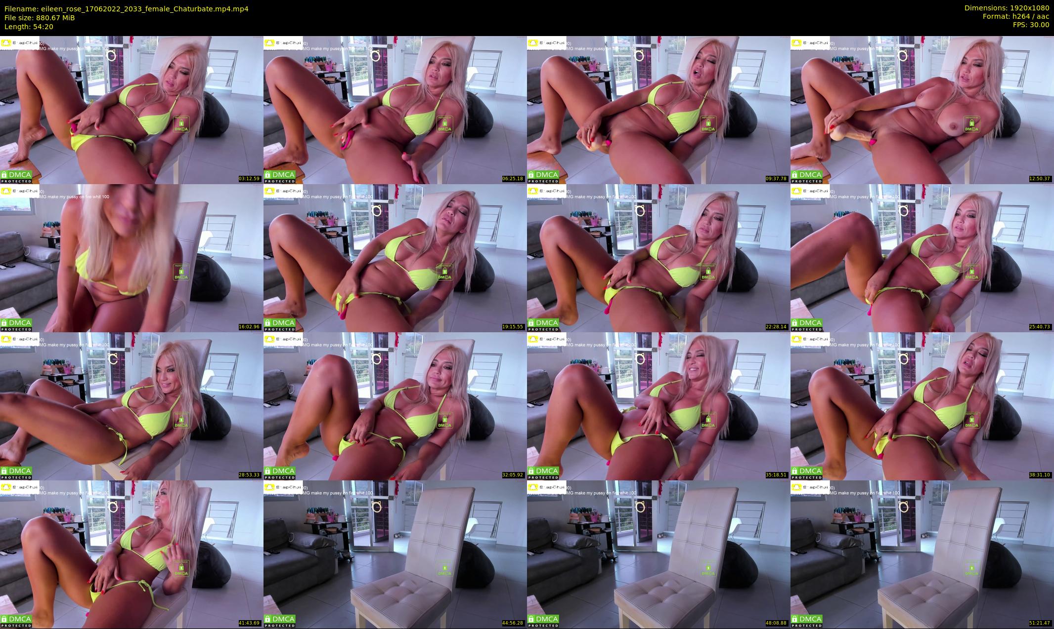 eileen_rose — 55 minute Chaturbate female cam show recording, 1080p, Jun 17, 2022