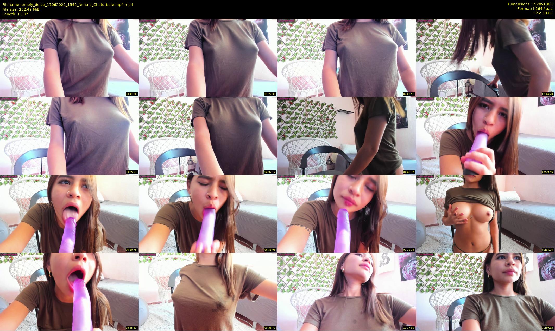 emely_dolce — 12 minute Chaturbate female cam show recording, 1080p, Jun 17, 2022
