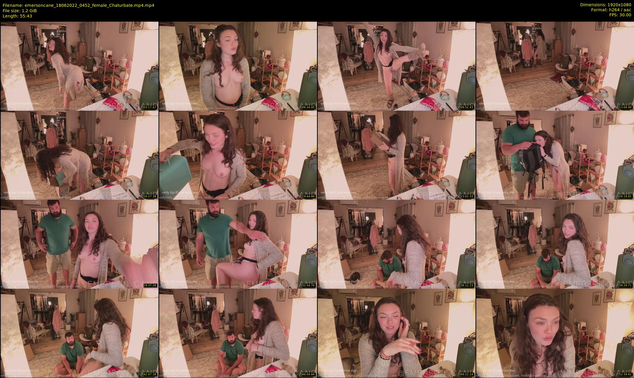 emersoncane — 56 minute Chaturbate female cam show recording, 1080p, Jun 18, 2022
