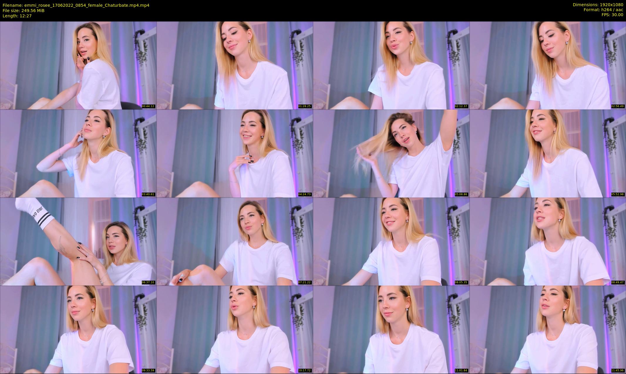 emmi_rosee — 13 minute Chaturbate female cam show recording, 1080p, Jun 17, 2022