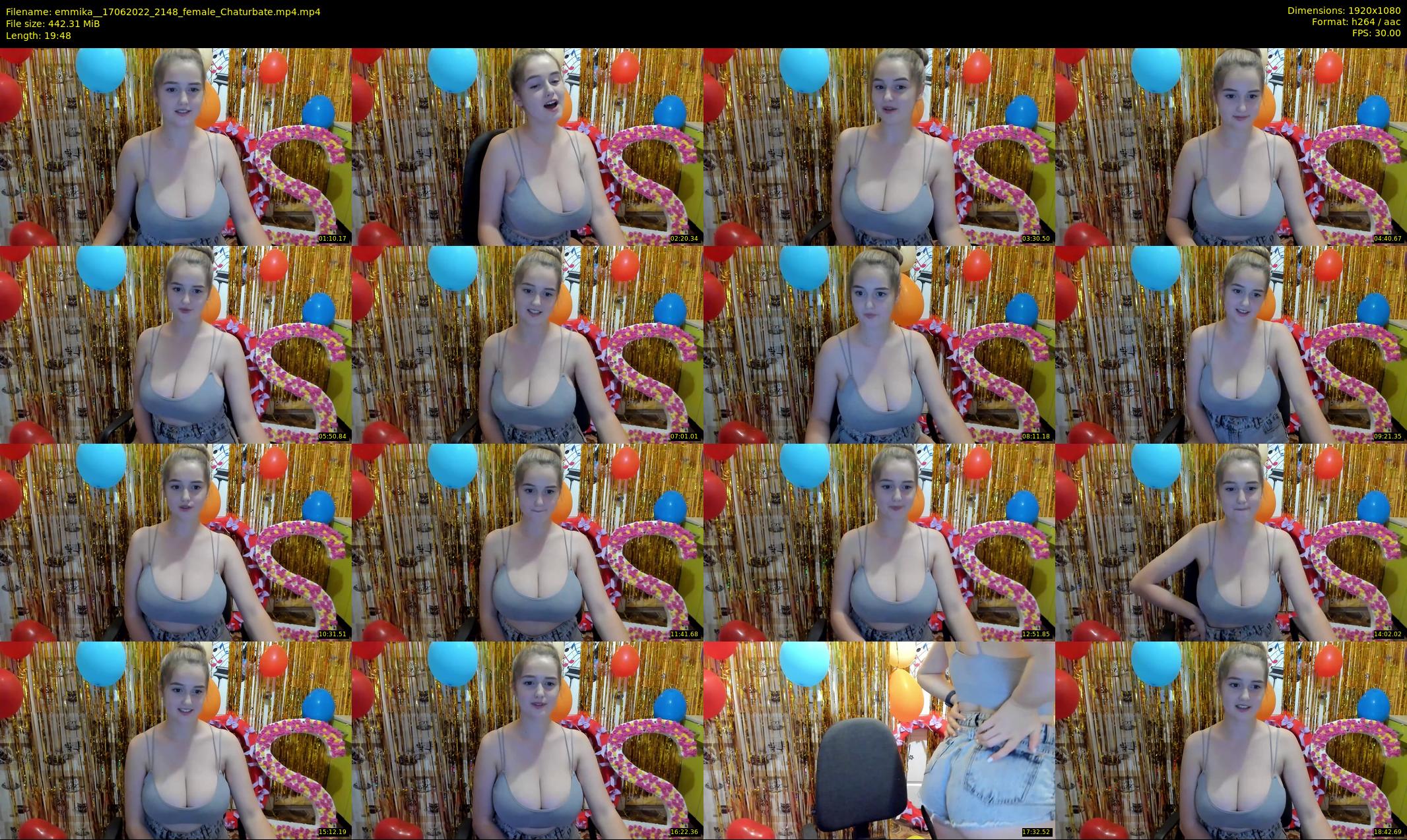 emmika_ — 20 minute Chaturbate female cam show recording, 1080p, Jun 17, 2022