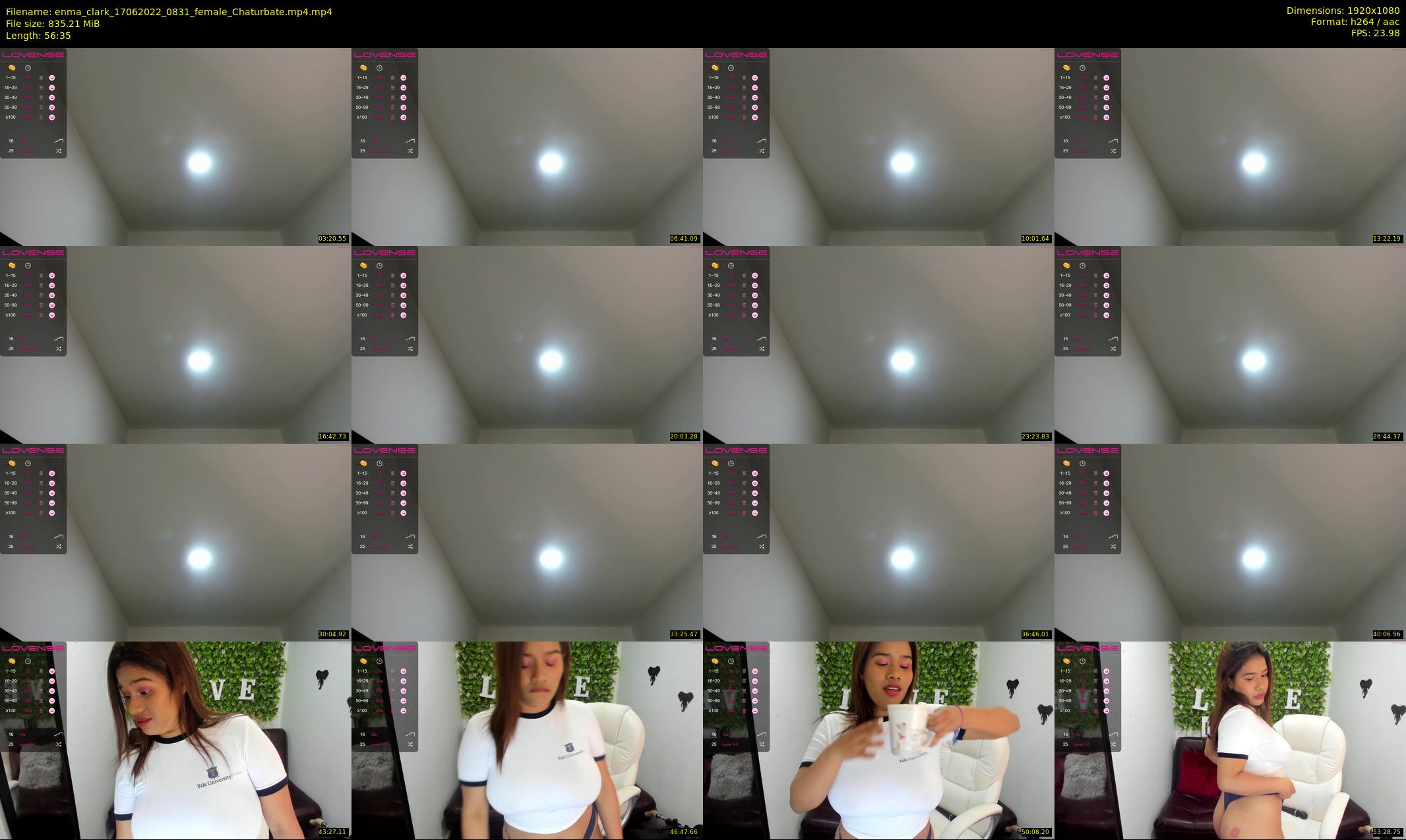 enma_clark — 57 minute Chaturbate female cam show recording, 1080p, Jun 17, 2022