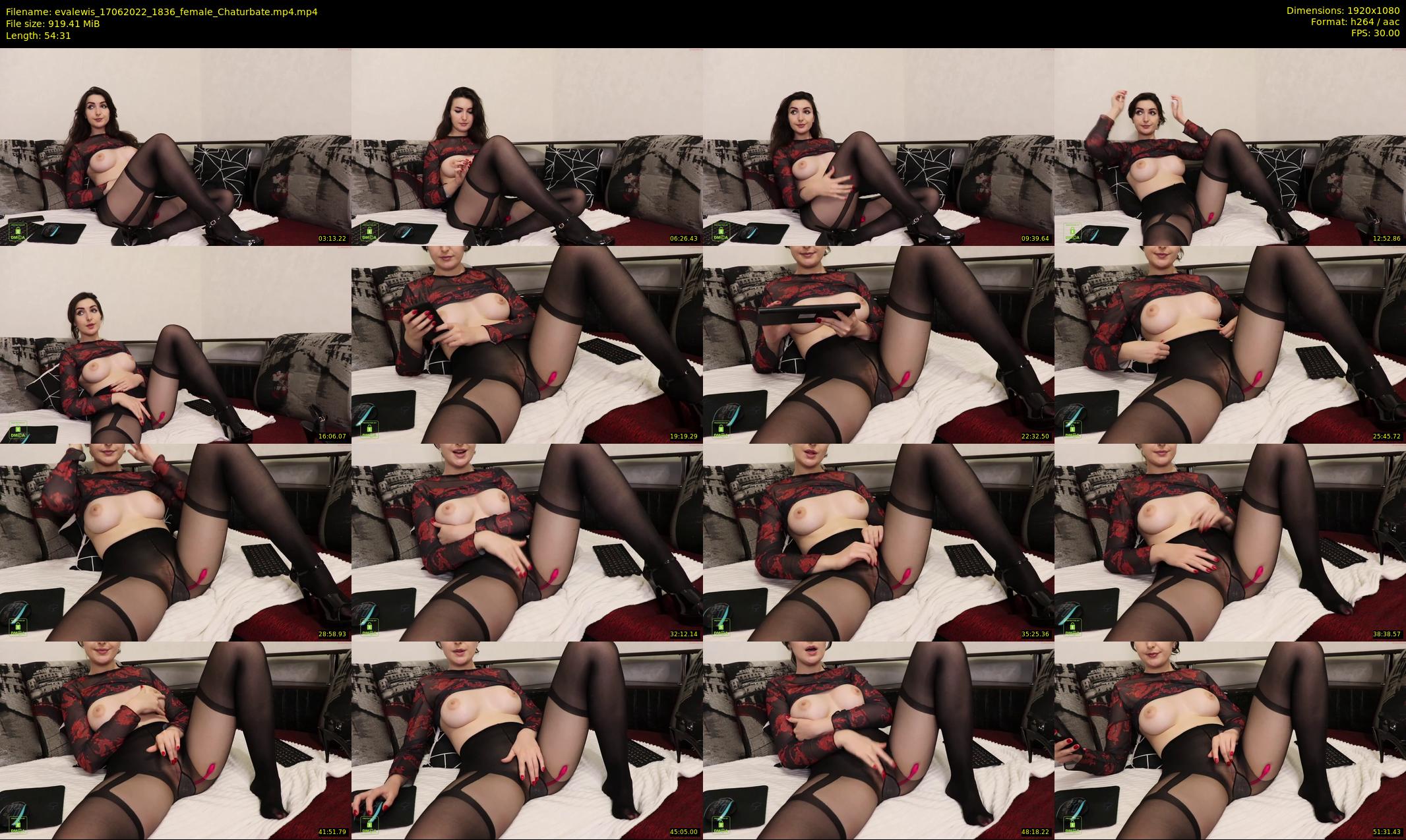 evalewis — 55 minute Chaturbate female cam show recording, 1080p, Jun 17, 2022