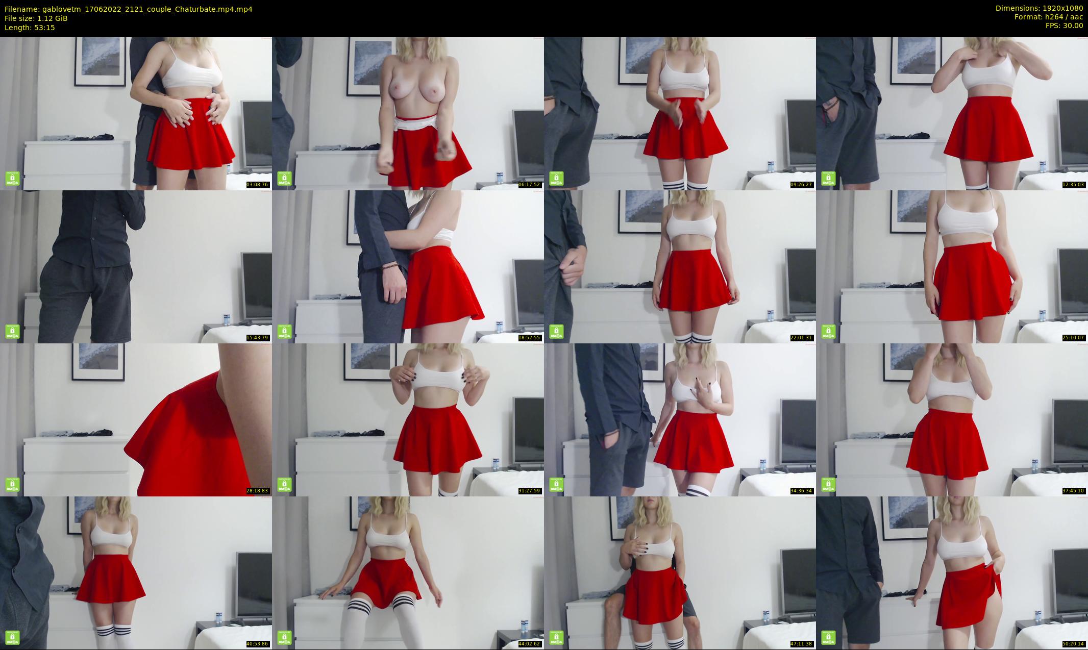 gablovetm — 54 minute Chaturbate couple cam show recording, 1080p, Jun 17, 2022