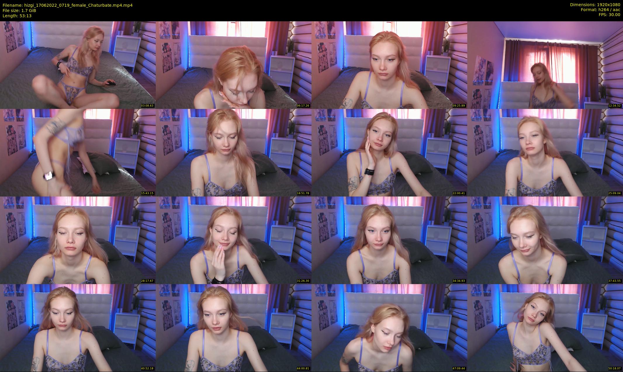 hizgi — 54 minute Chaturbate couple cam show recording, 1080p, Jun 17, 2022