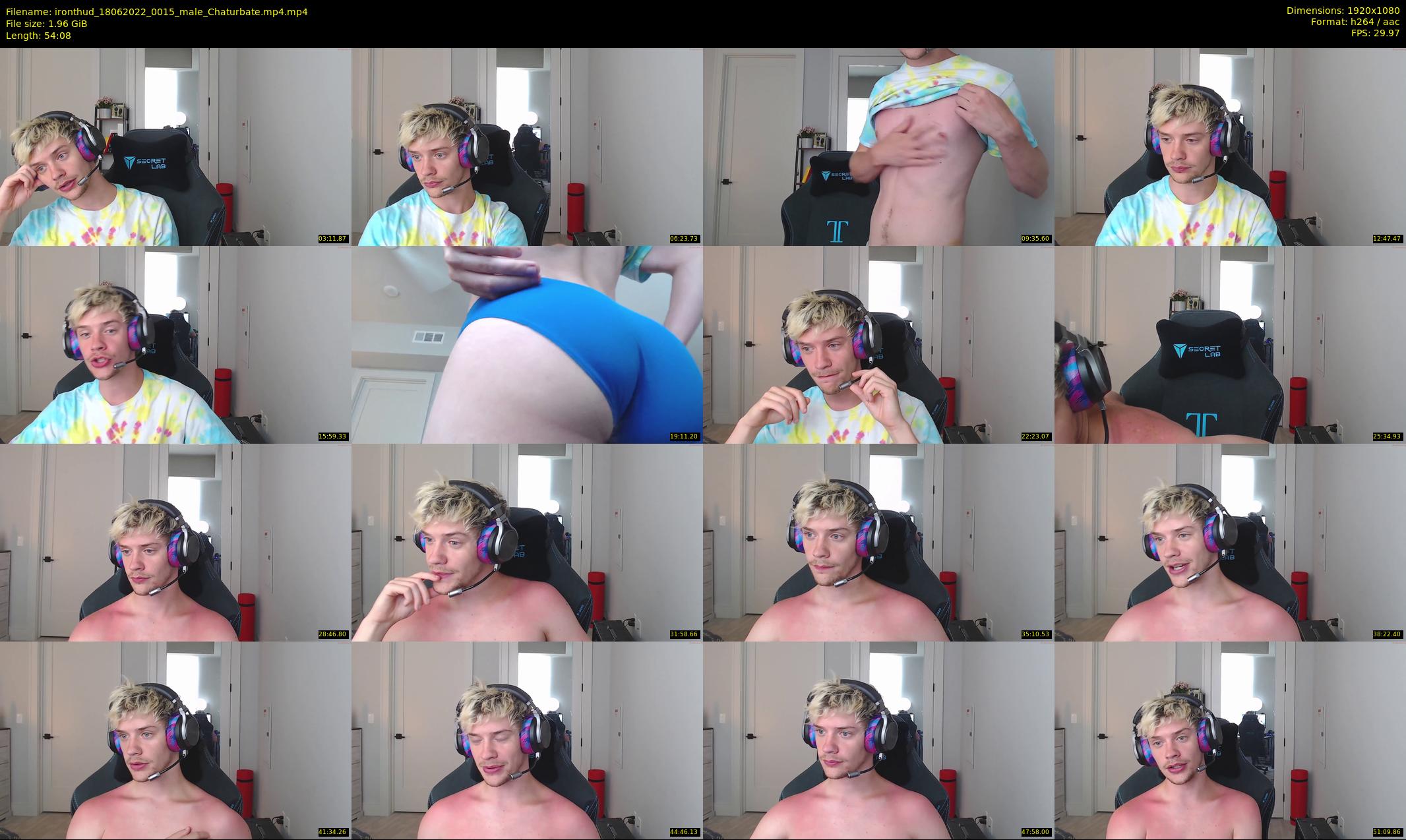 ironthud — 55 minute Chaturbate male cam show recording, 1080p, Jun 18, 2022