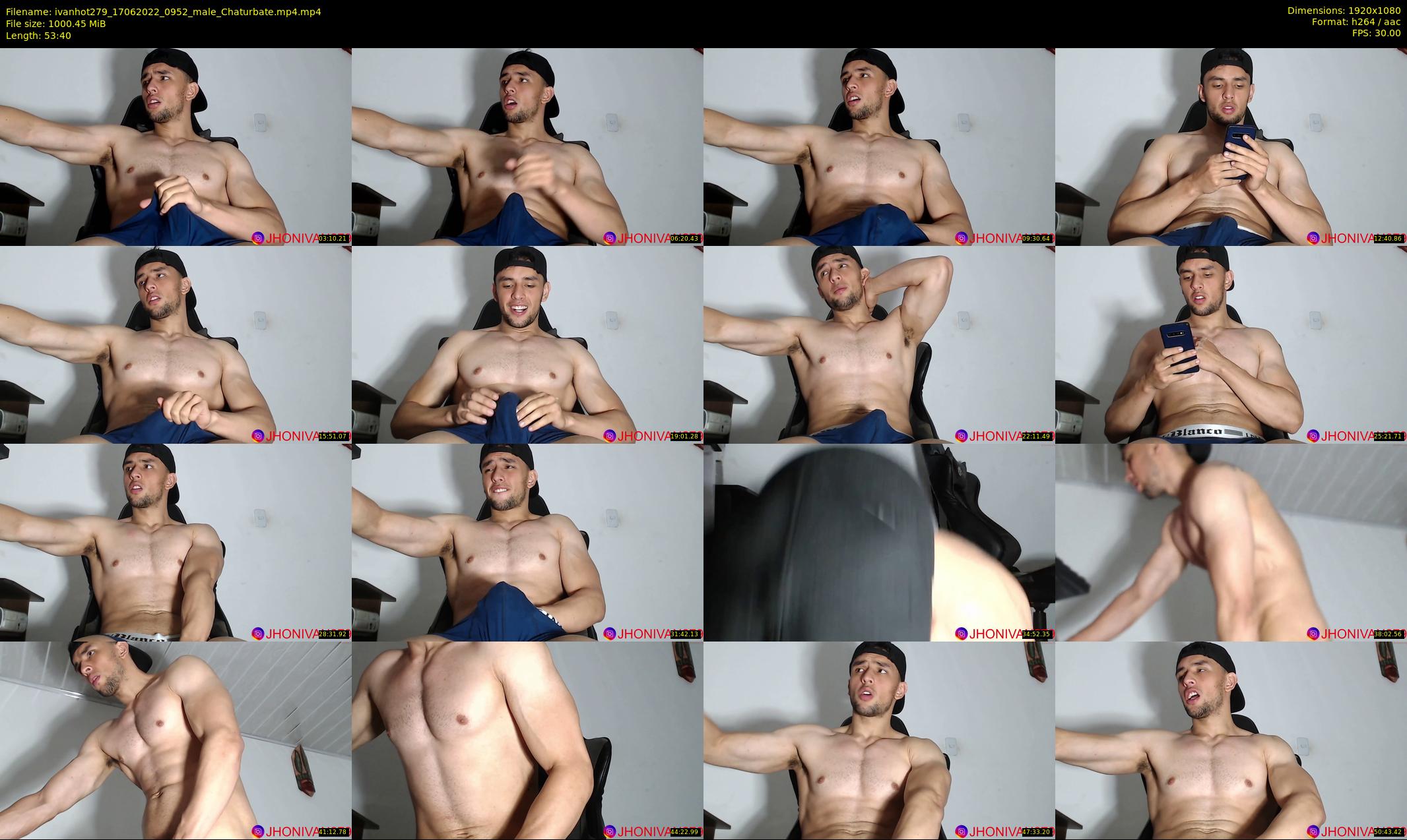 ivanhot279 — 54 minute Chaturbate male cam show recording, 1080p, Jun 17, 2022