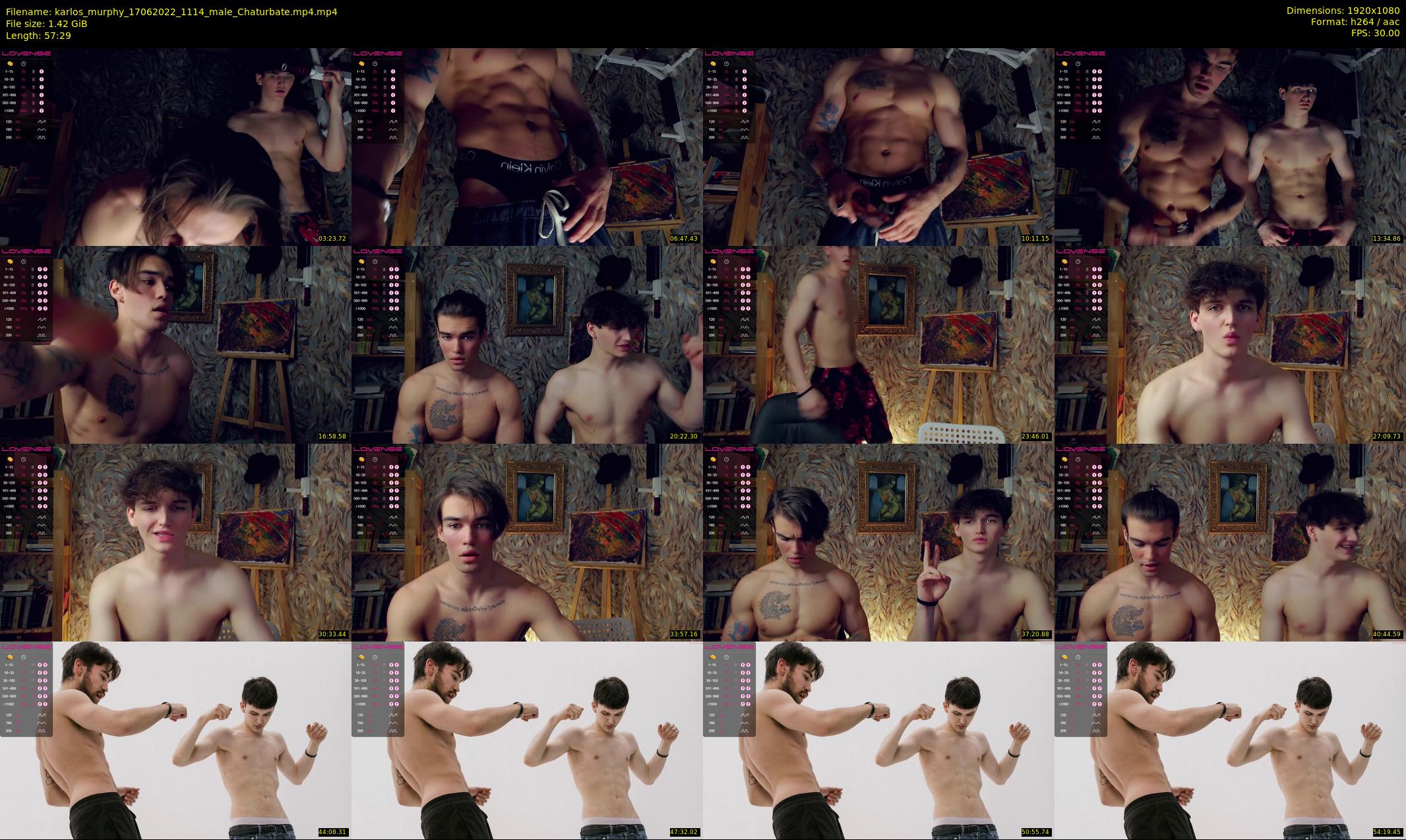 karlos_murphy — 58 minute Chaturbate male cam show recording, 1080p, Jun 17, 2022