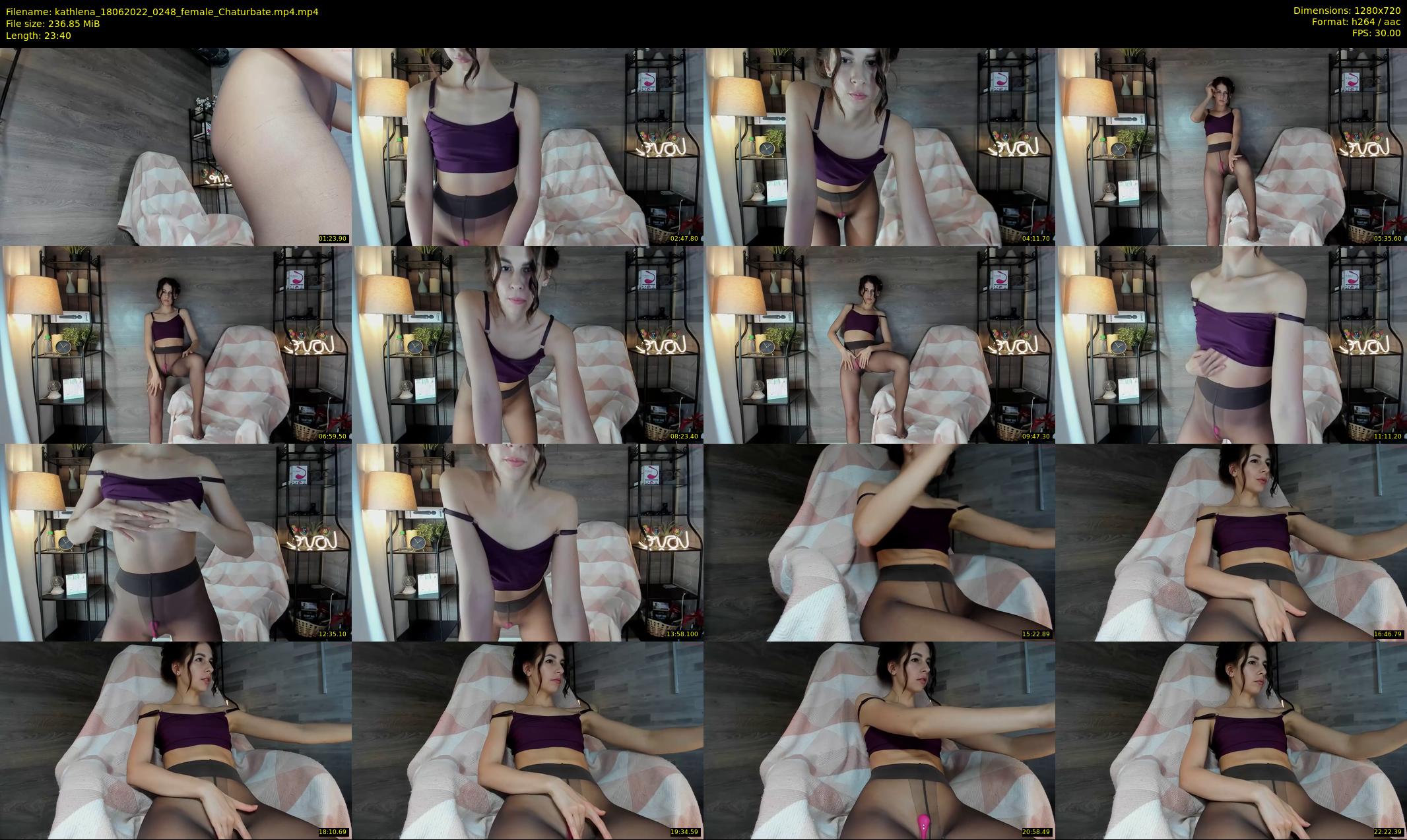 kathlena — 24 minute Chaturbate female cam show recording, 720p, Jun 18, 2022