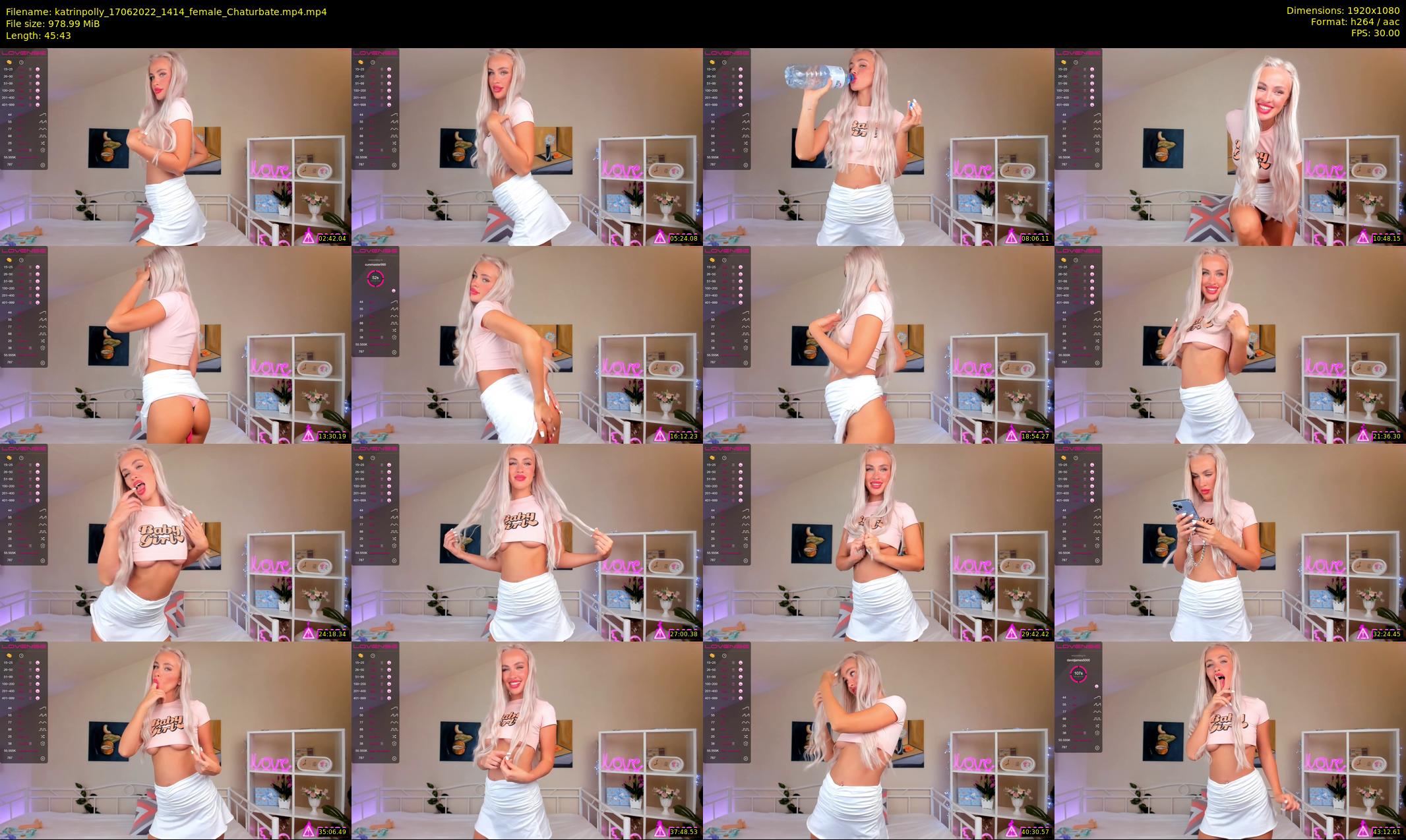 katrinpolly — 46 minute Chaturbate couple cam show recording, 1080p, Jun 17, 2022