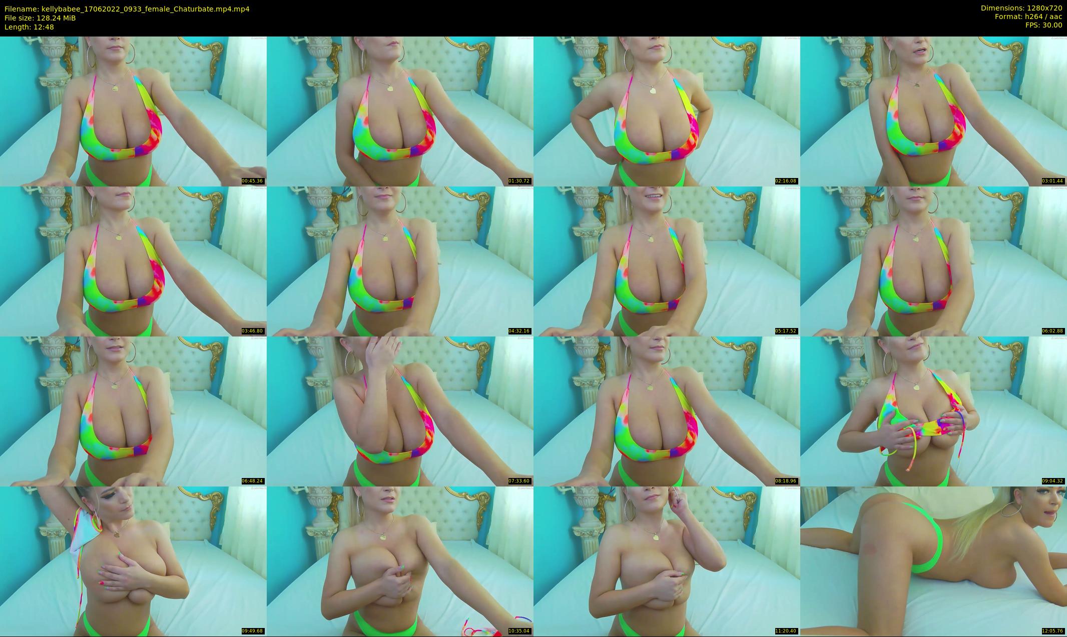 kellybabee — 13 minute Chaturbate female cam show recording, 720p, Jun 17, 2022