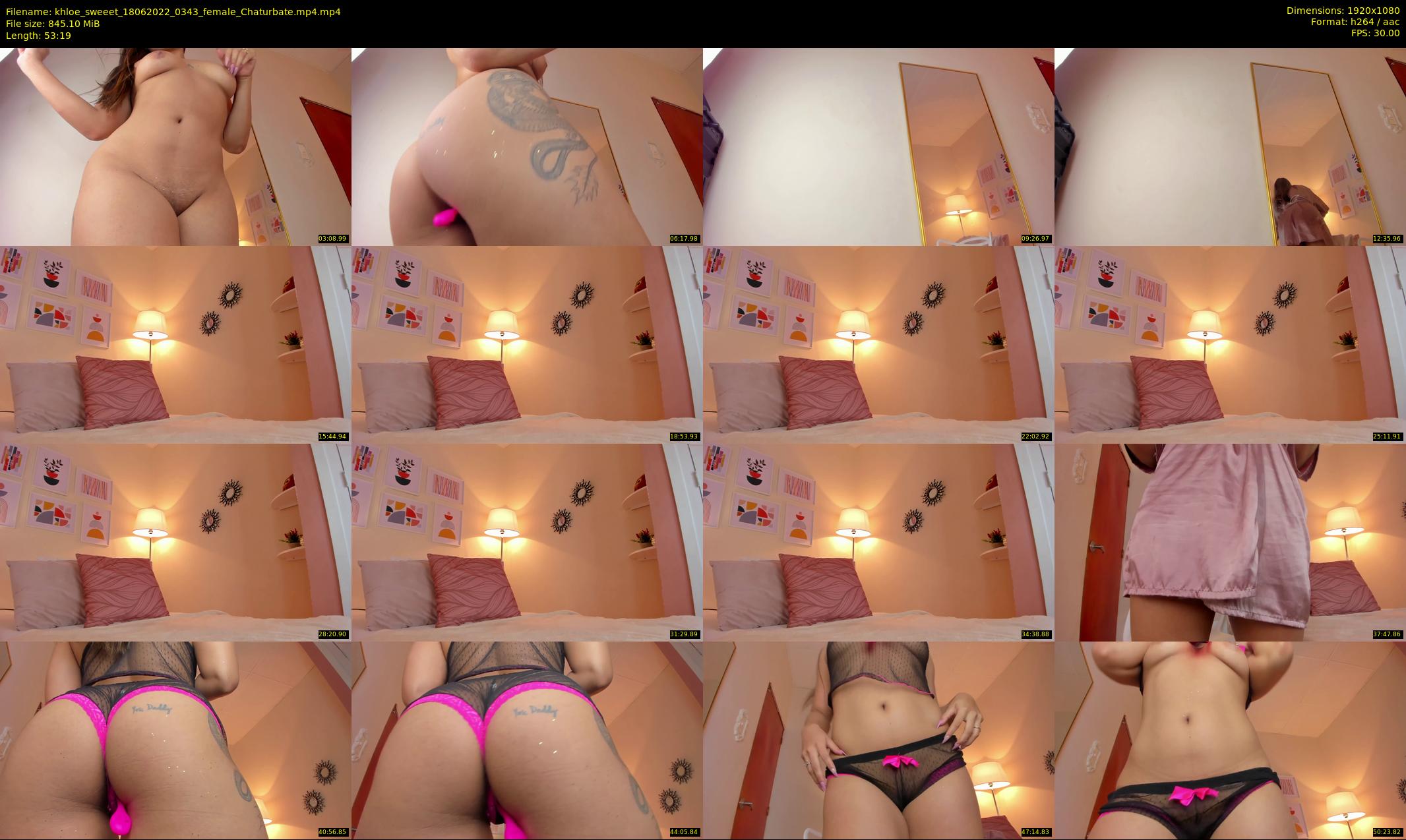 khloe_sweeet — 54 minute Chaturbate female cam show recording, 1080p, Jun 18, 2022