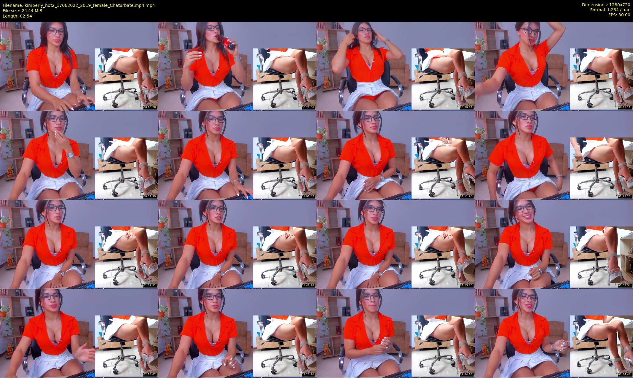 kimberly_hot2 — 3 minute Chaturbate female cam show recording, 720p, Jun 17, 2022