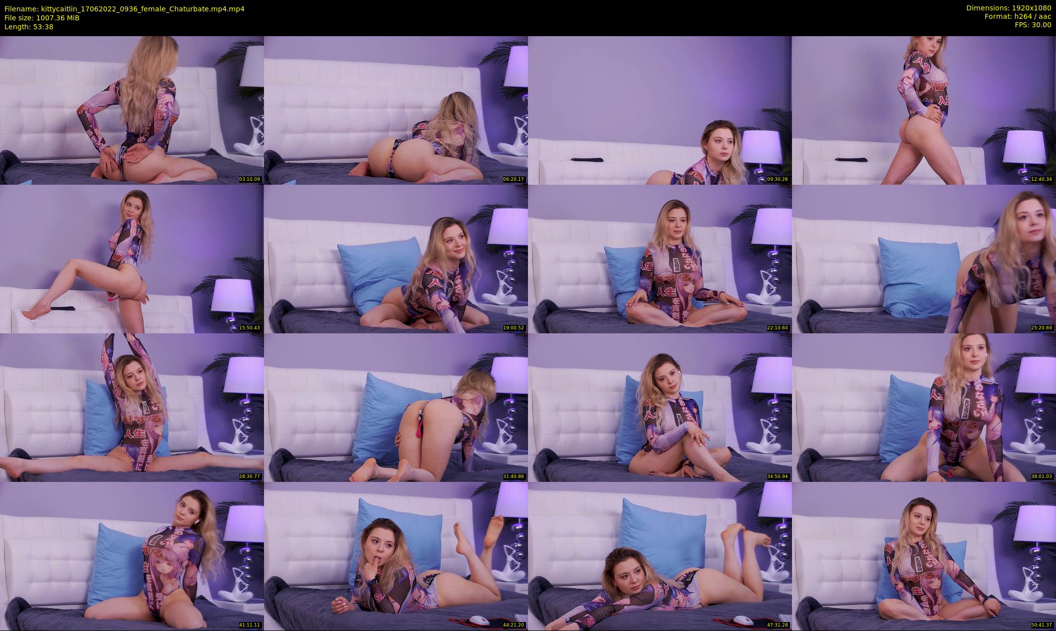 kittycaitlin — 54 minute Chaturbate female cam show recording, 1080p, Jun 17, 2022