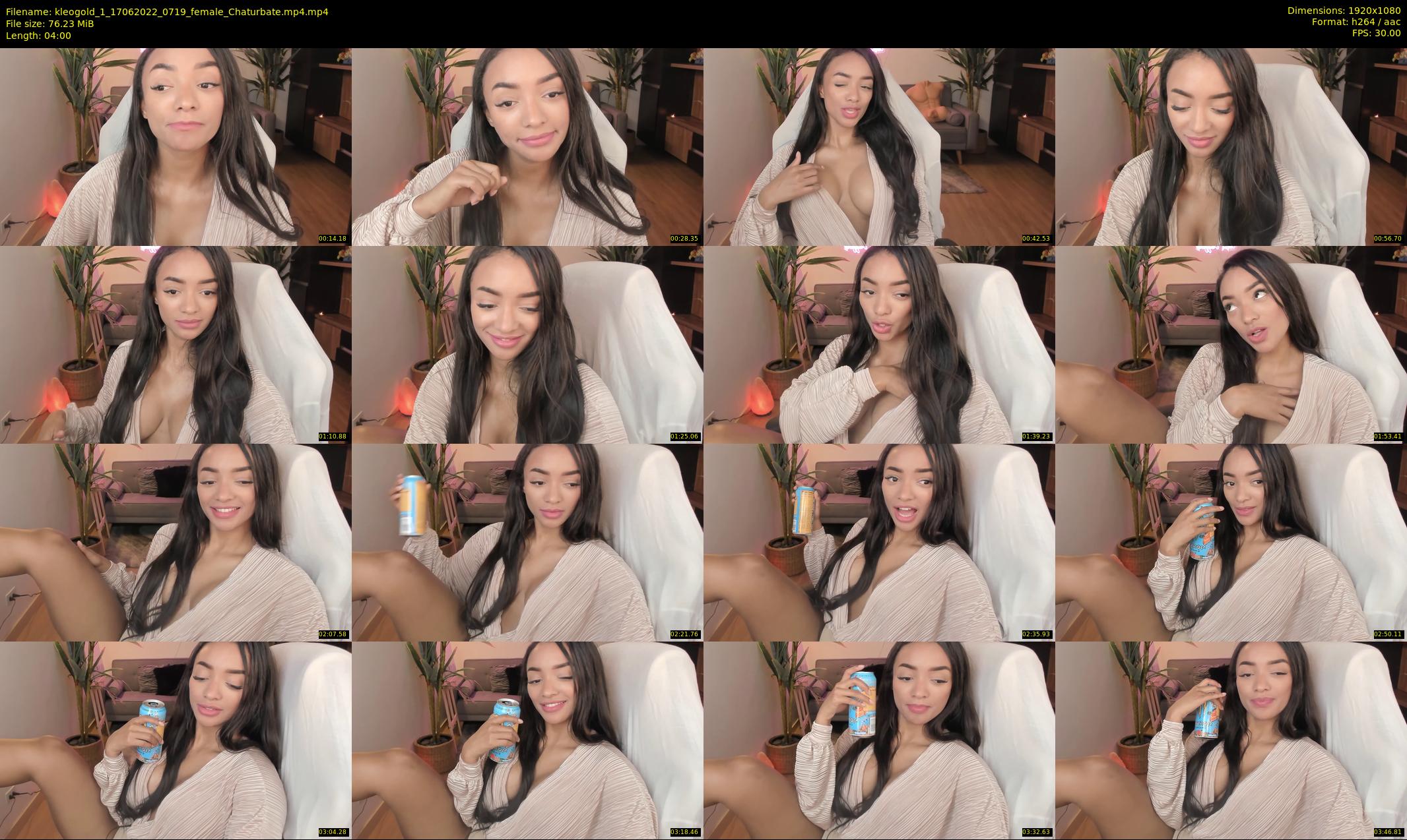 kleogold_1 — 4 minute Chaturbate female cam show recording, 1080p, Jun 17, 2022