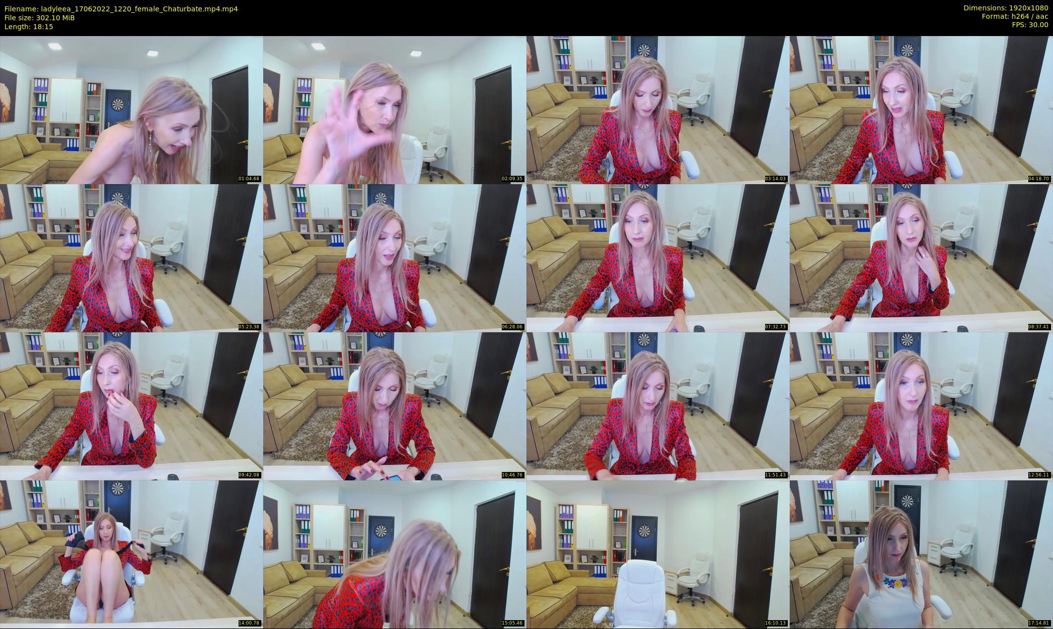 ladyleea — 19 minute Chaturbate female cam show recording, 1080p, Jun 17, 2022