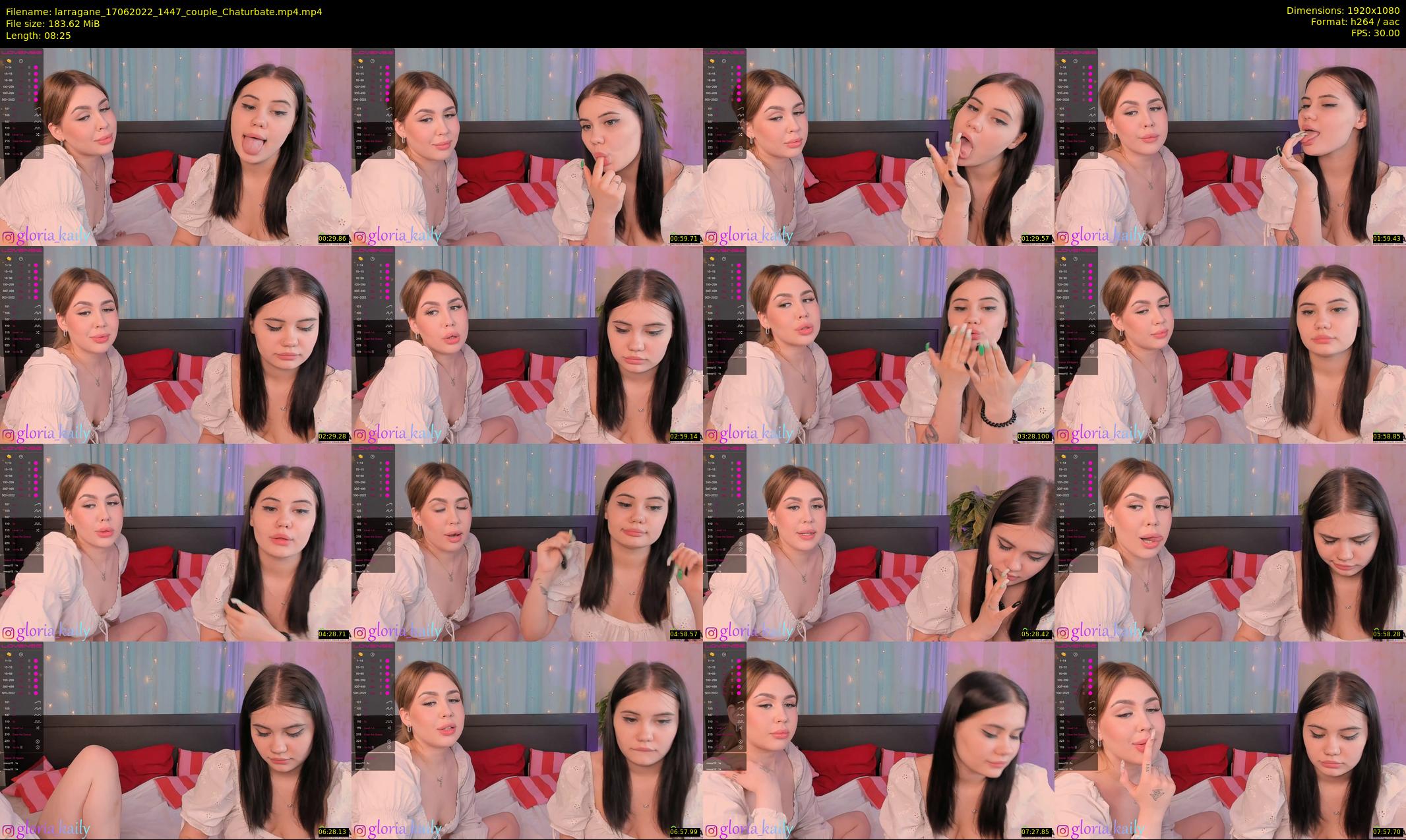 larragane — 9 minute Chaturbate couple cam show recording, 1080p, Jun 17, 2022