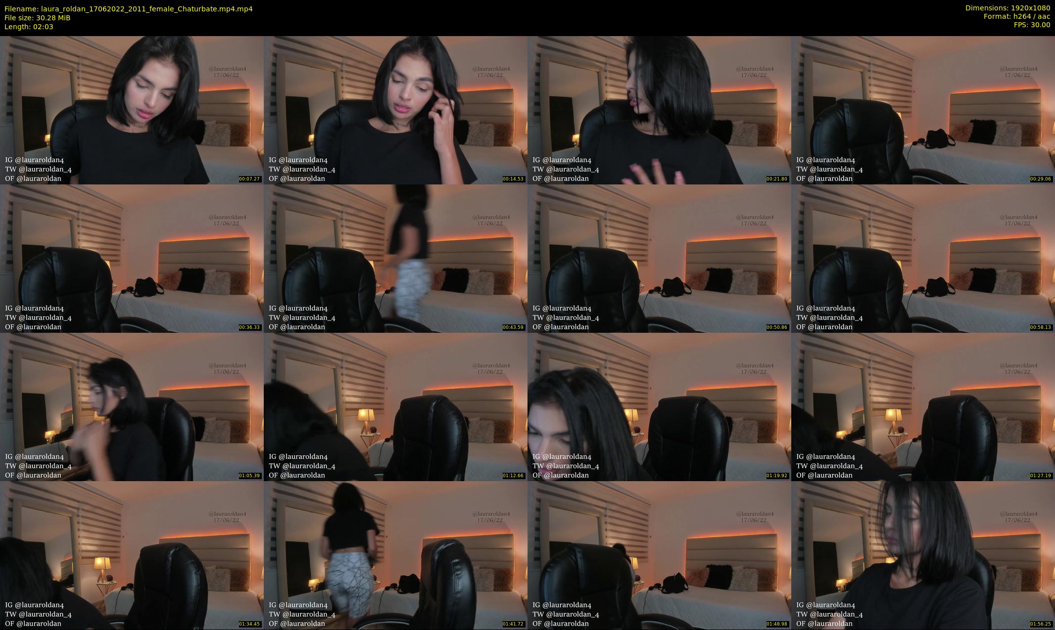 laura_roldan — 3 minute Chaturbate female cam show recording, 1080p, Jun 17, 2022