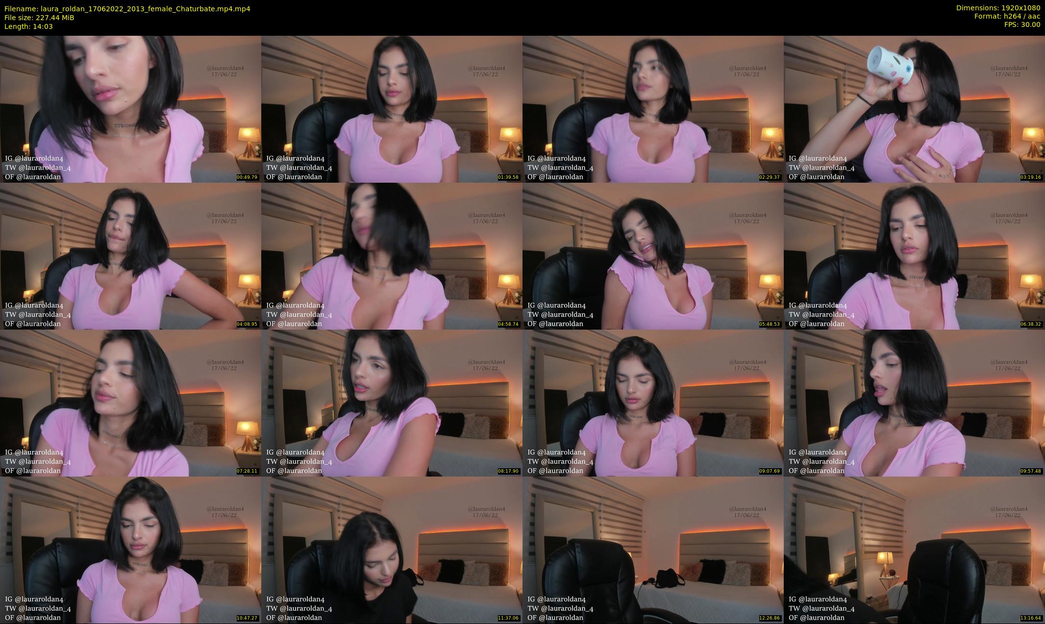 laura_roldan — 15 minute Chaturbate female cam show recording, 1080p, Jun 17, 2022