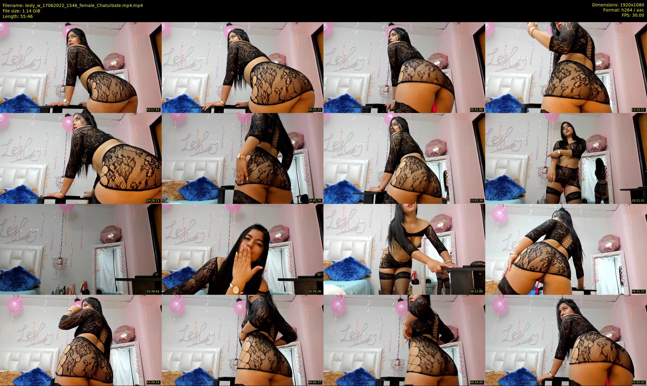 lesly_w — 56 minute Chaturbate female cam show recording, 1080p, Jun 17, 2022