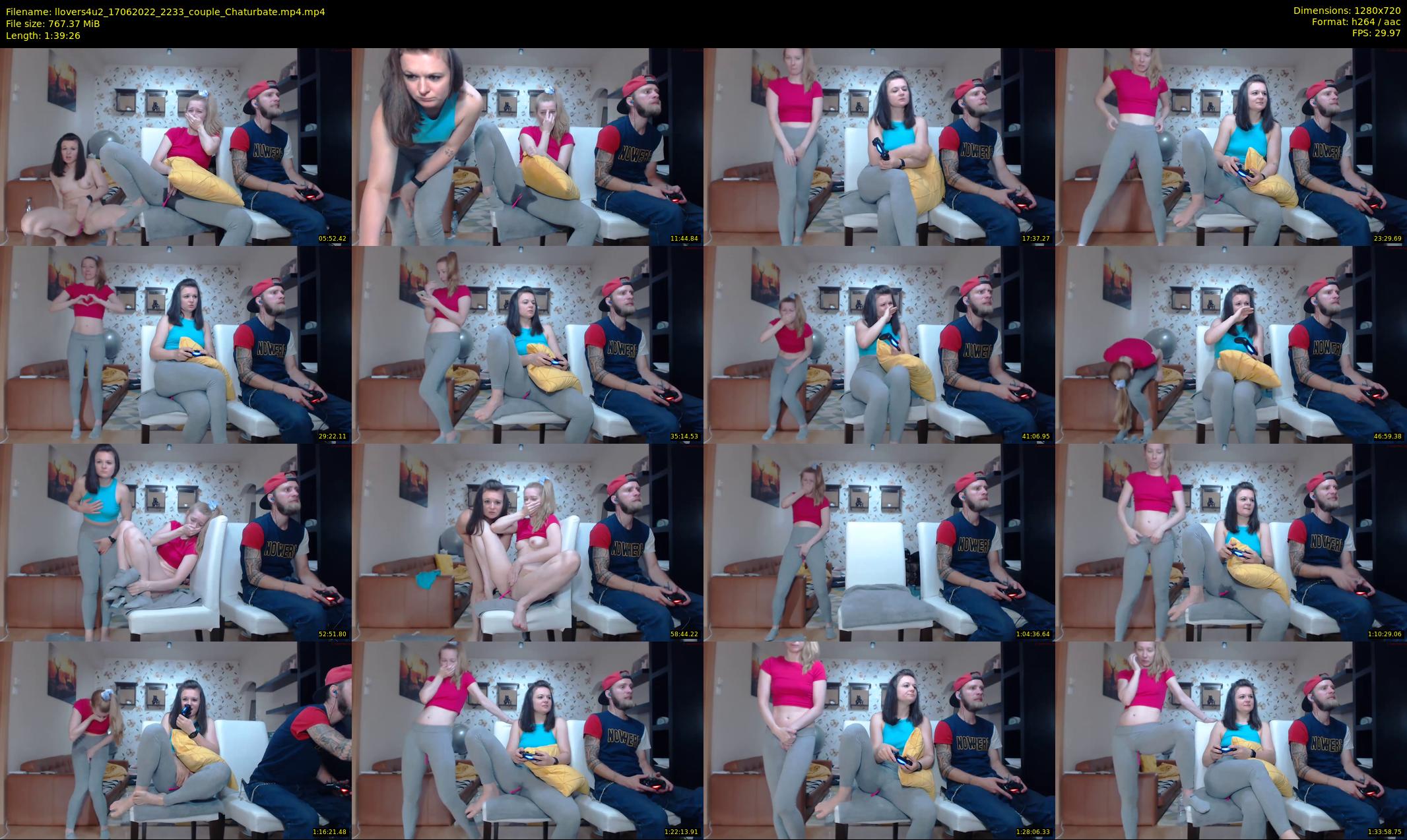 llovers4u2 — 100 minute Chaturbate couple cam show recording, 720p, Jun 17, 2022