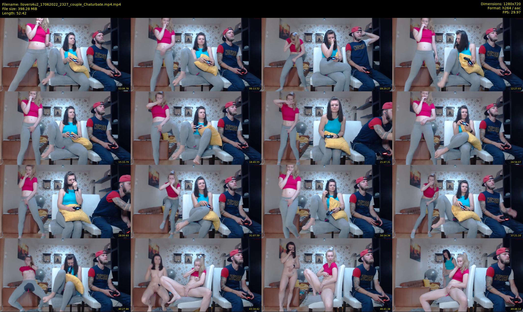llovers4u2 — 53 minute Chaturbate couple cam show recording, 720p, Jun 17, 2022