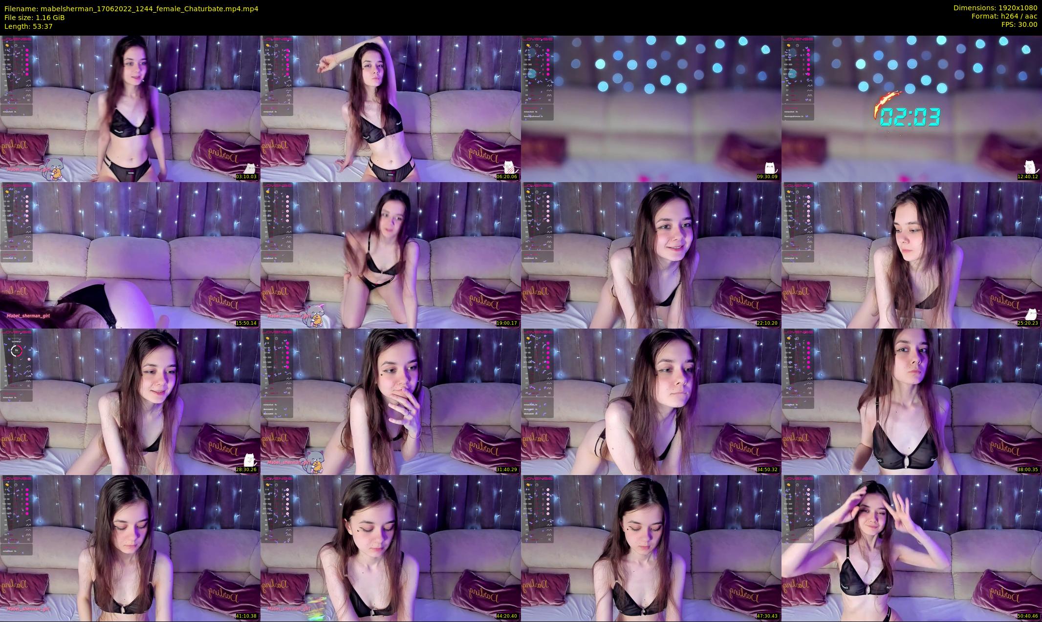 mabelsherman — 54 minute Chaturbate couple cam show recording, 1080p, Jun 17, 2022
