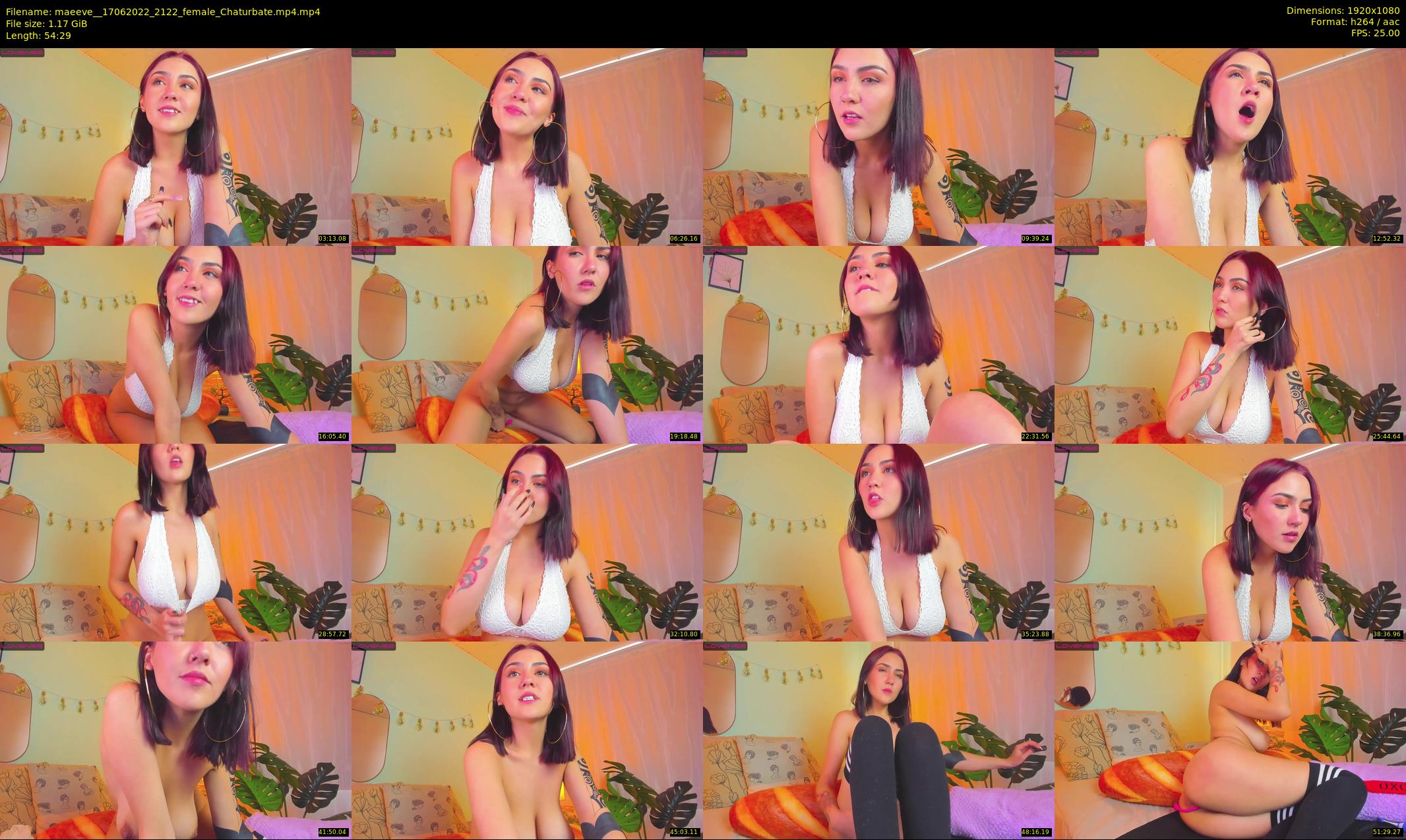 maeeve_ — 55 minute Chaturbate female cam show recording, 1080p, Jun 17, 2022