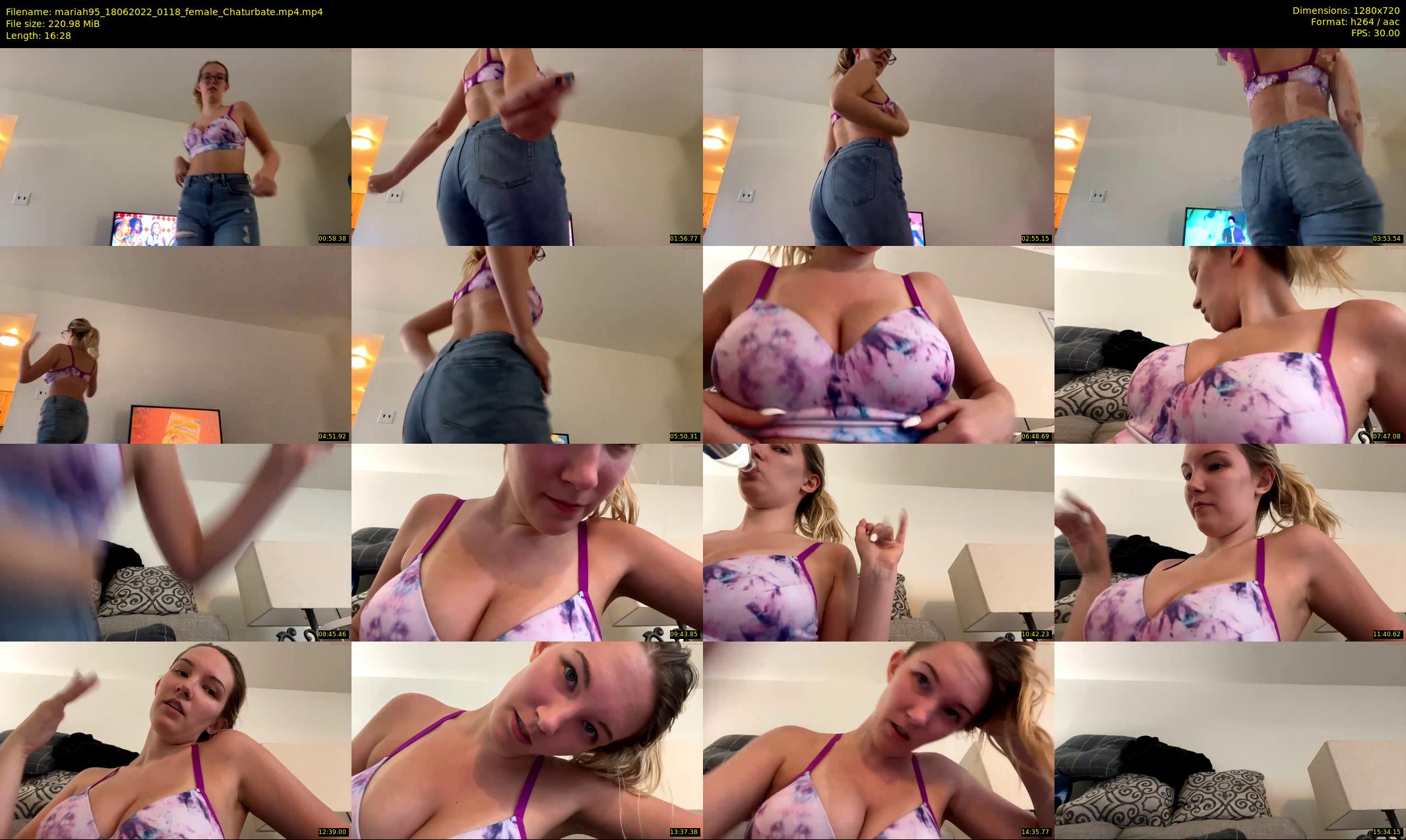 mariah95 — 17 minute Chaturbate female cam show recording, 720p, Jun 18, 2022