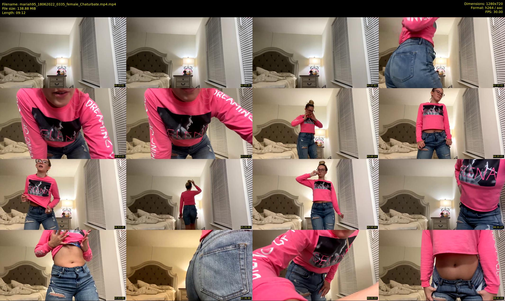 mariah95 — 10 minute Chaturbate female cam show recording, 720p, Jun 18, 2022