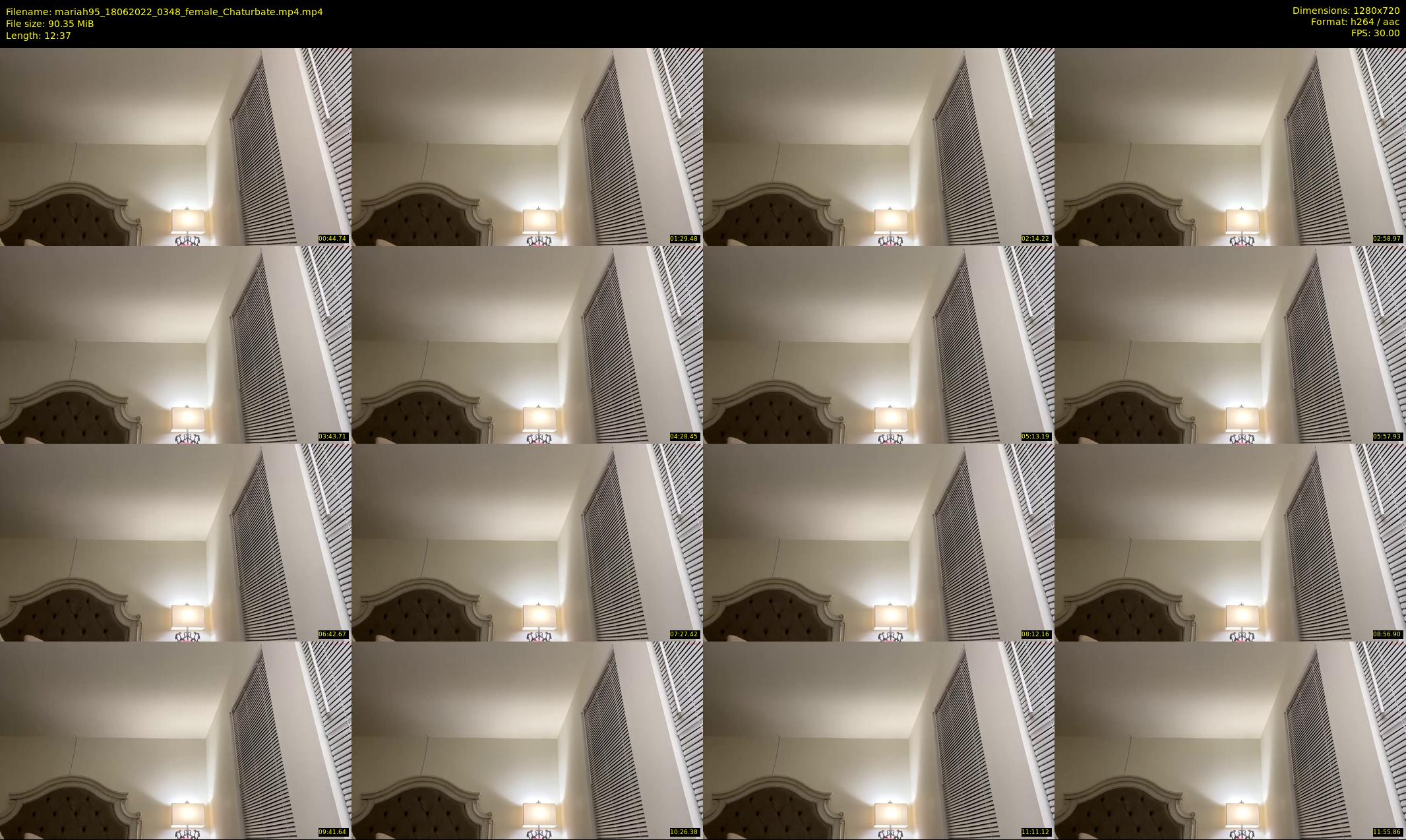 mariah95 — 13 minute Chaturbate female cam show recording, 720p, Jun 18, 2022